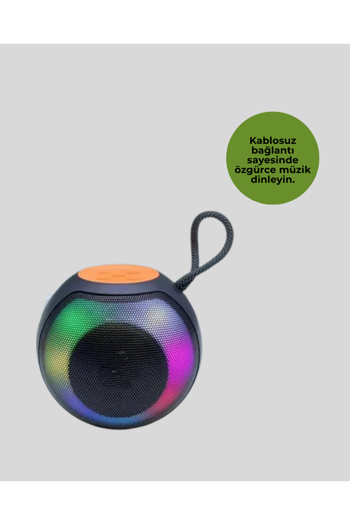 360° Stereo Surround Sesli Taşınabilir Hoparlör