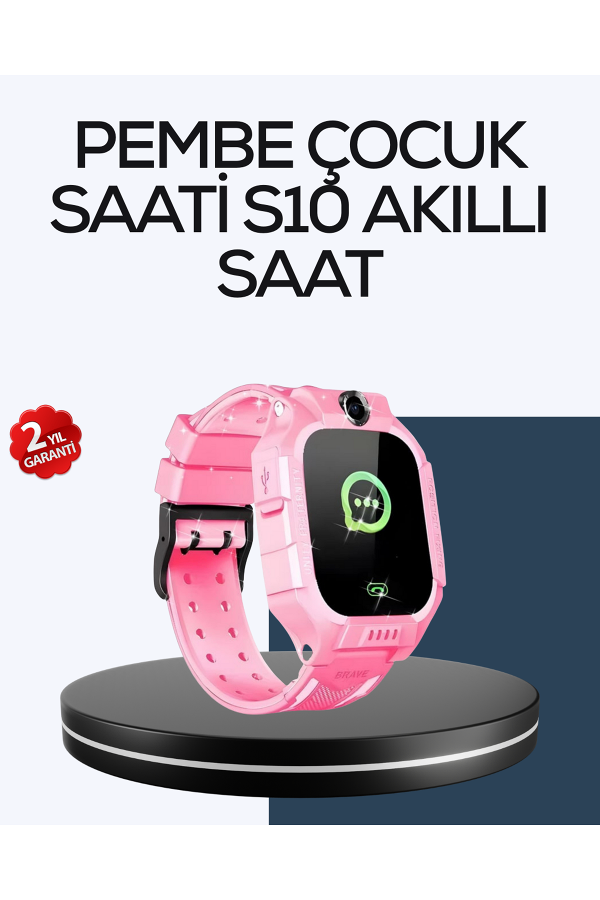 S10 Akıllı Çocuk Saati Çift Yönlü Konuşma ve SOS Fonksiyonu