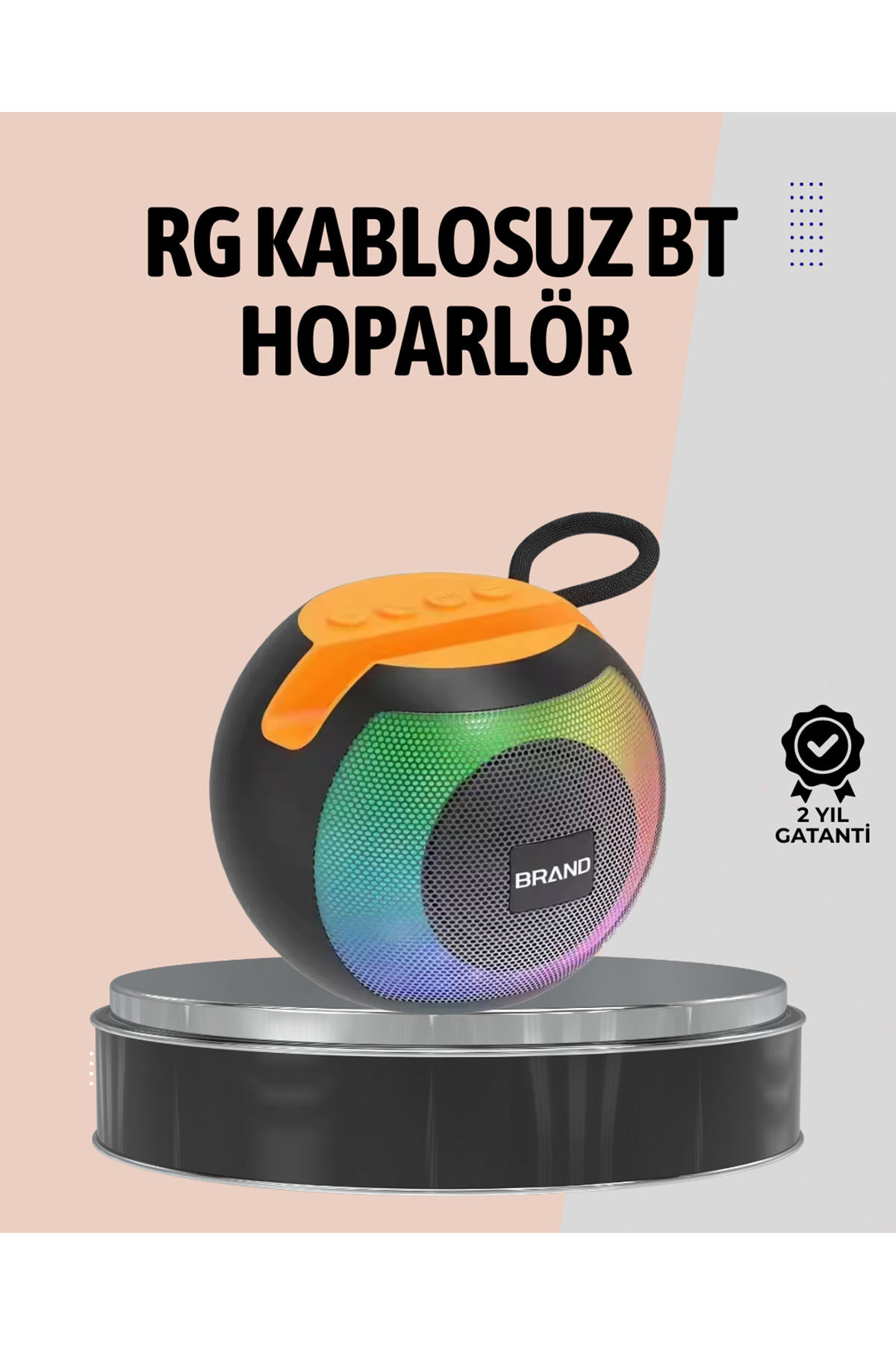 1200mAh Uzun Pil Ömürlü Bluetooth Hoparlör