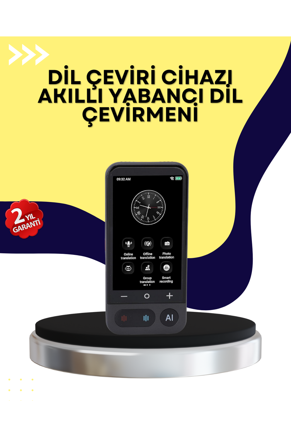 Fotoğraf Tanıma ve Konuşma Çevirili Akıllı Tercüman