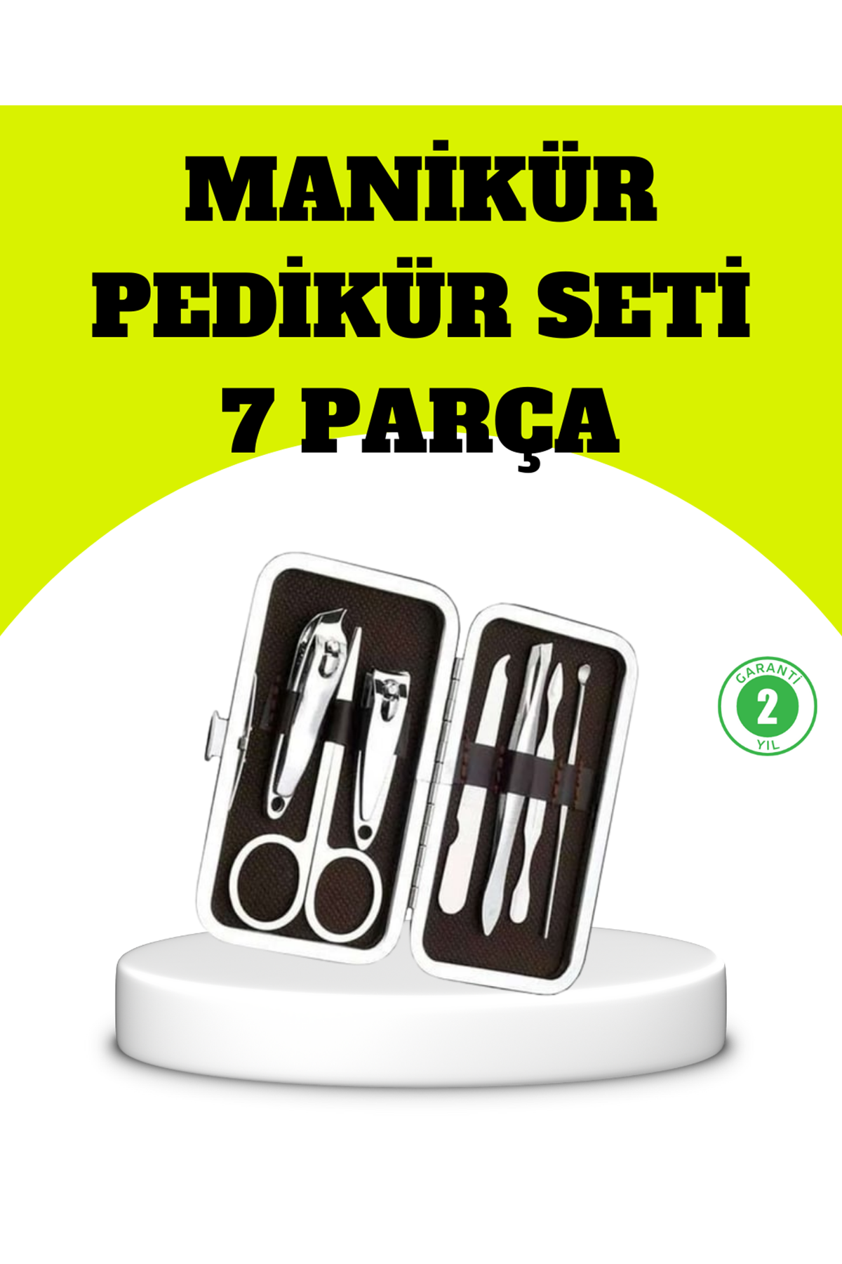 Paslanmaz Çelik Kişisel Bakım Seti – 7 Parça