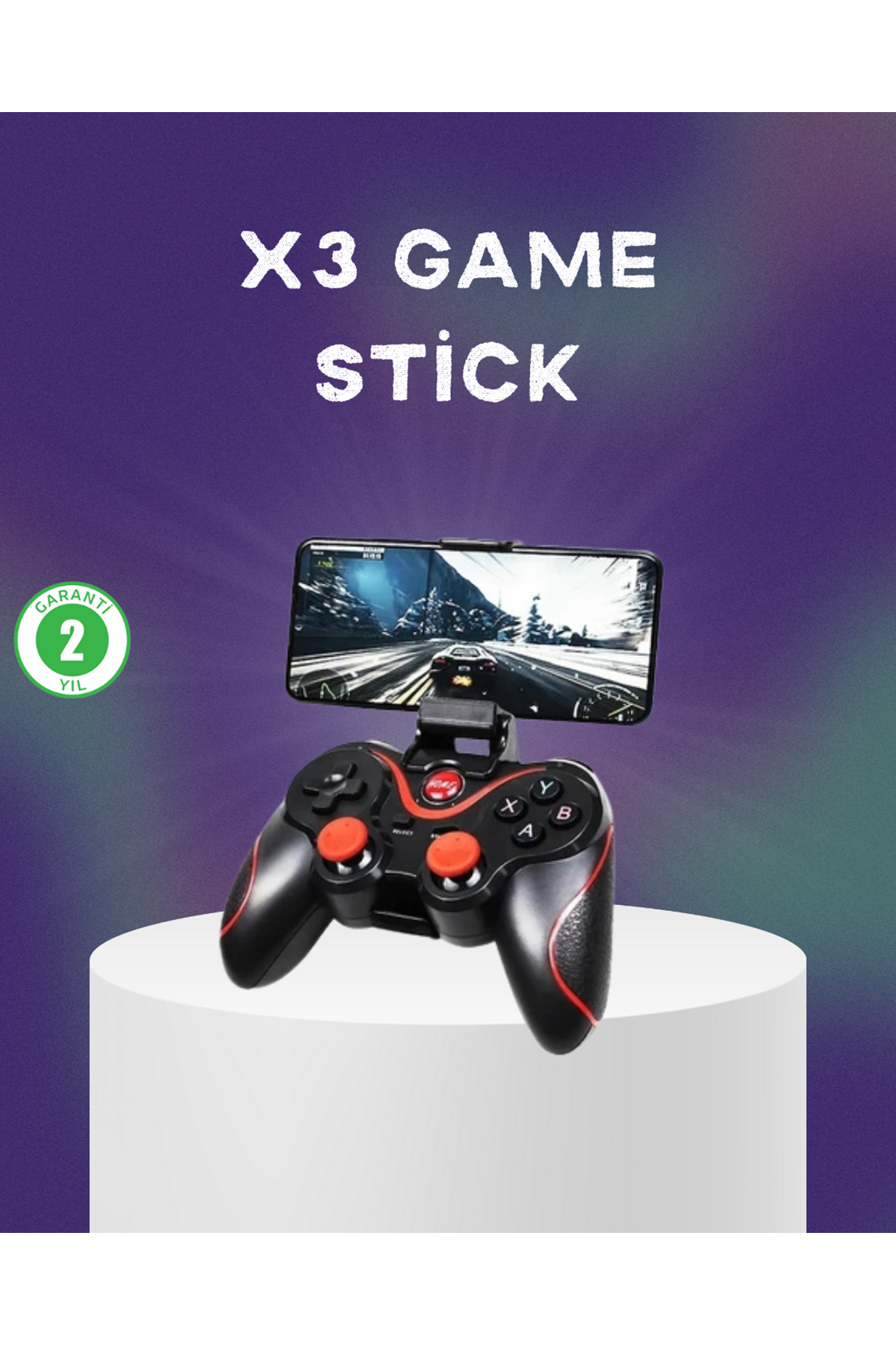 Telefon, Tablet ve PC İçin Çok Fonksiyonlu Bluetooth Gamepad