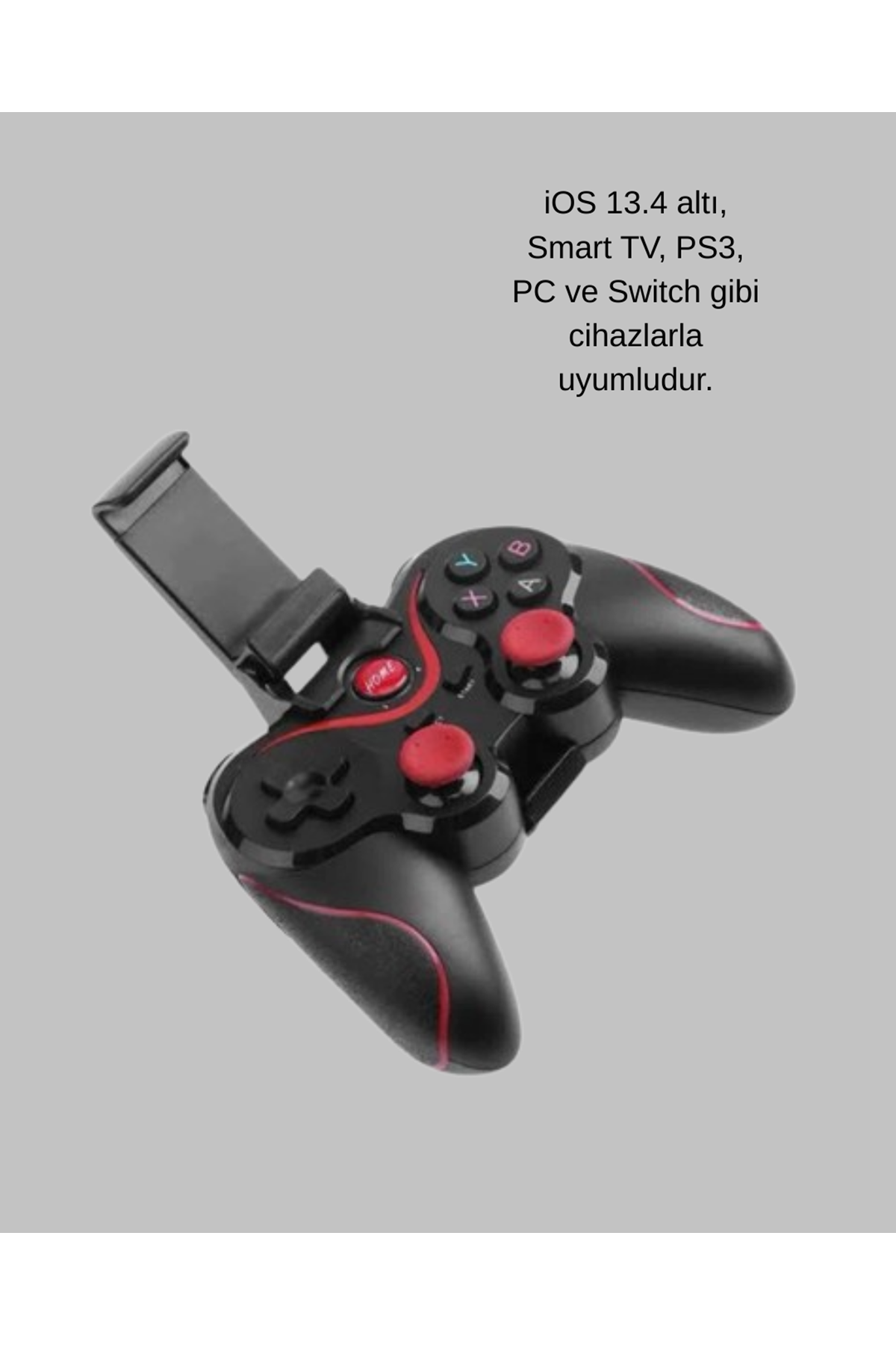 Çift Analog Joystick ve 14 Tuşlu Bluetooth Oyun Kumandası