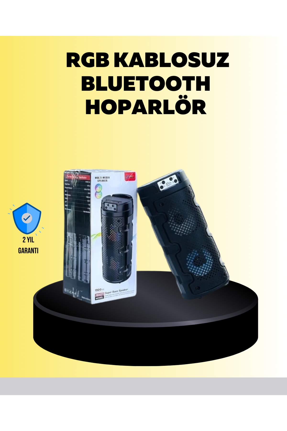 Kompakt ve Şık Tasarımlı Taşınabilir Hoparlör