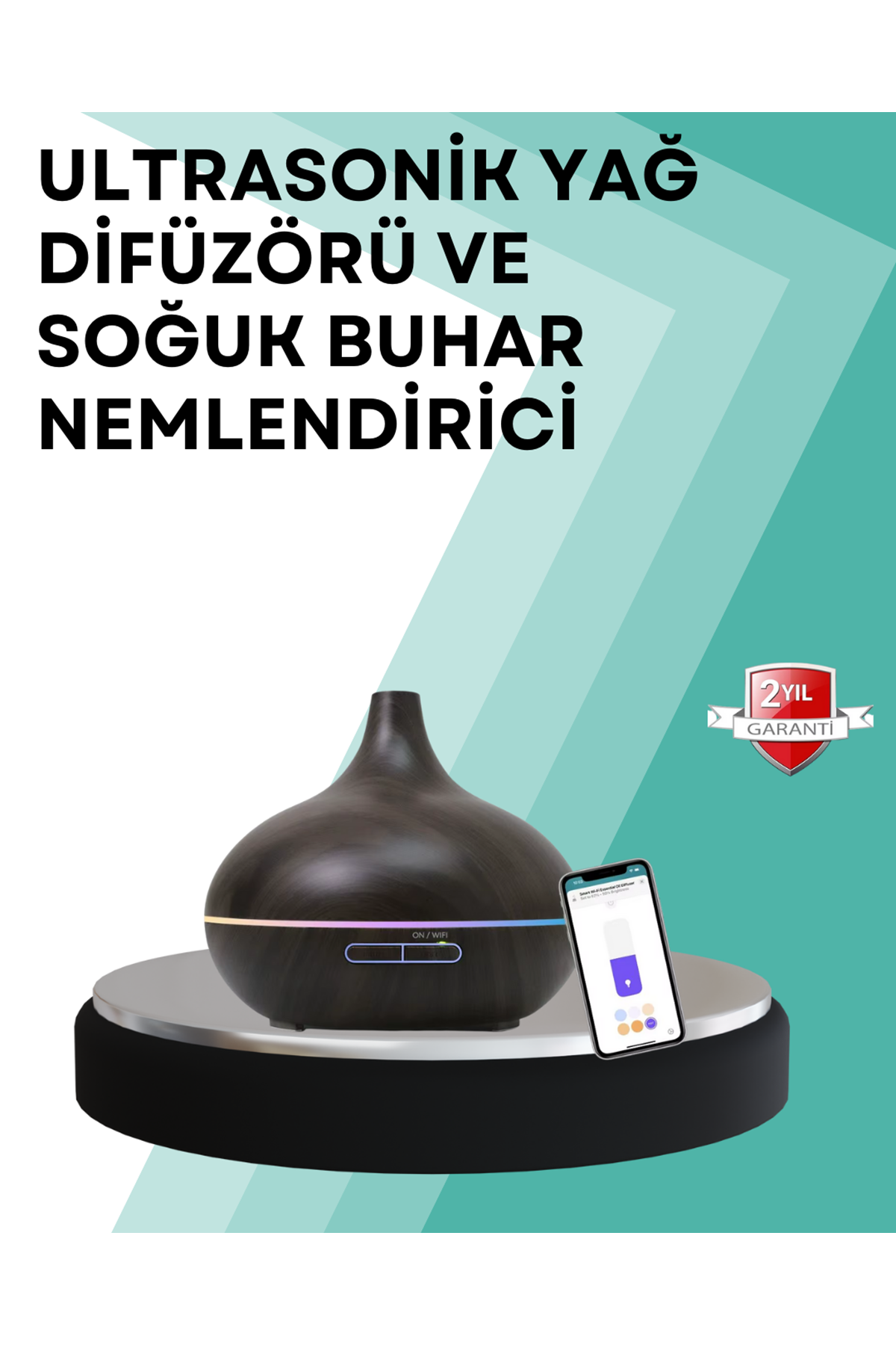 Büyük Su Hazneli Ultrasonik Difüzör ve Oda Nemlendirici
