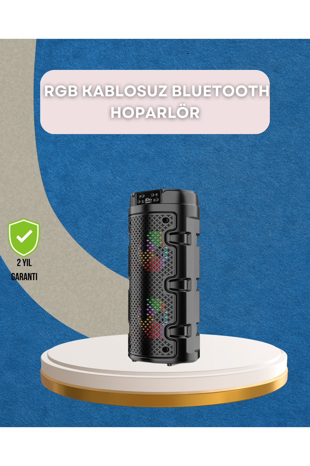 USB, SD Kart ve AUX Girişli Taşınabilir Hoparlör