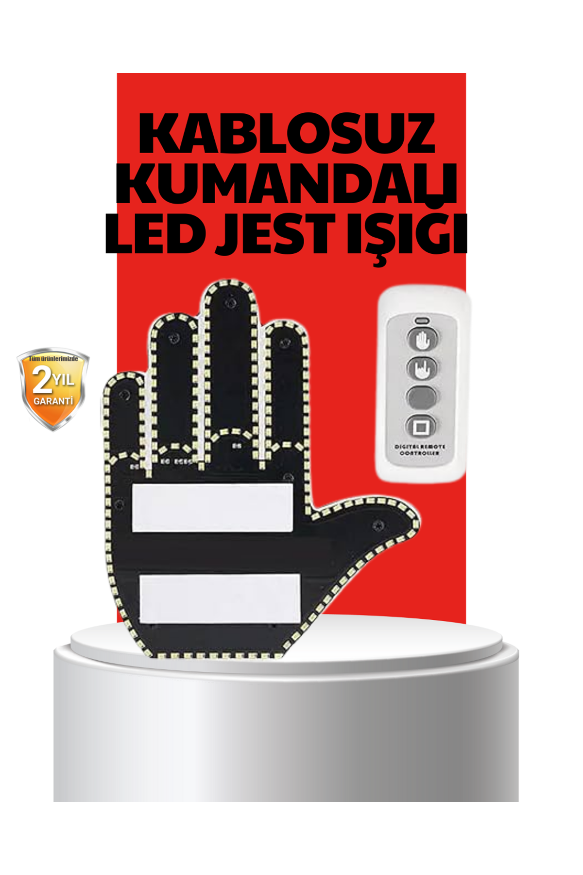 Uzaktan Kumandalı LED Jest Işığı – 3 Farklı Hareket Modu
