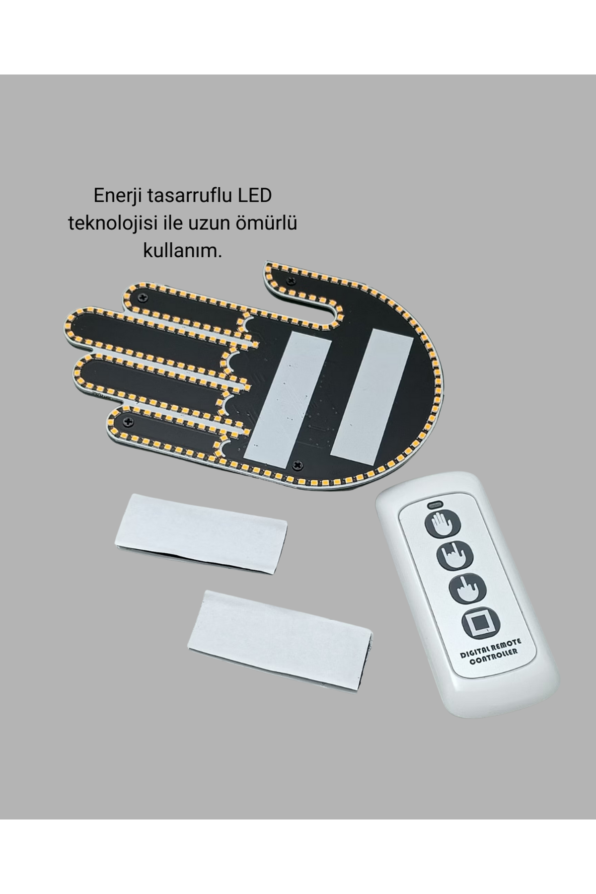 Uzaktan Kumandalı LED Jest Işığı – 3 Farklı Hareket Modu