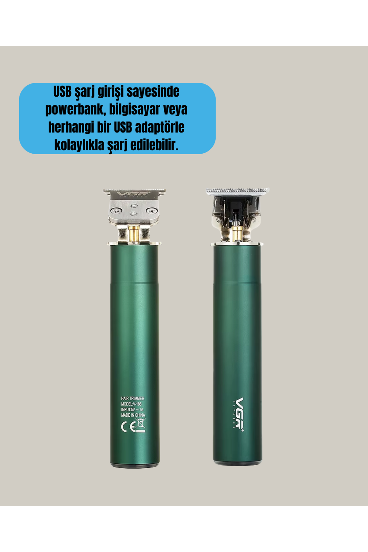 Profesyonel Salon Kalitesinde Saç ve Sakal Kesme Makinesi