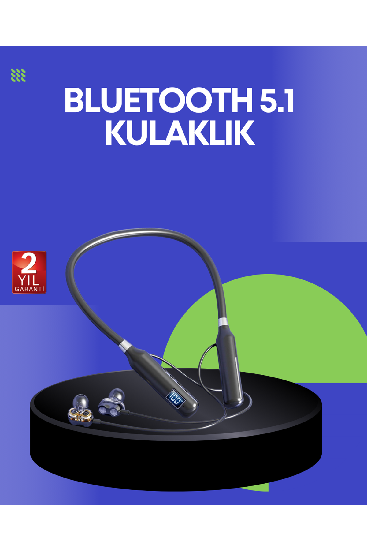 Ergonomik Tasarımlı IPX4 Suya Dayanıklı Bluetooth Kulaklık