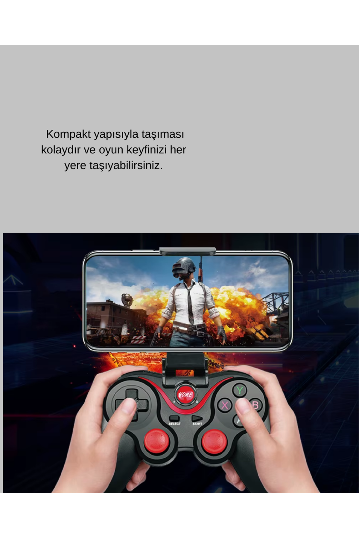 Hafif ve Taşınabilir Kablosuz Bluetooth Oyun Konsolu