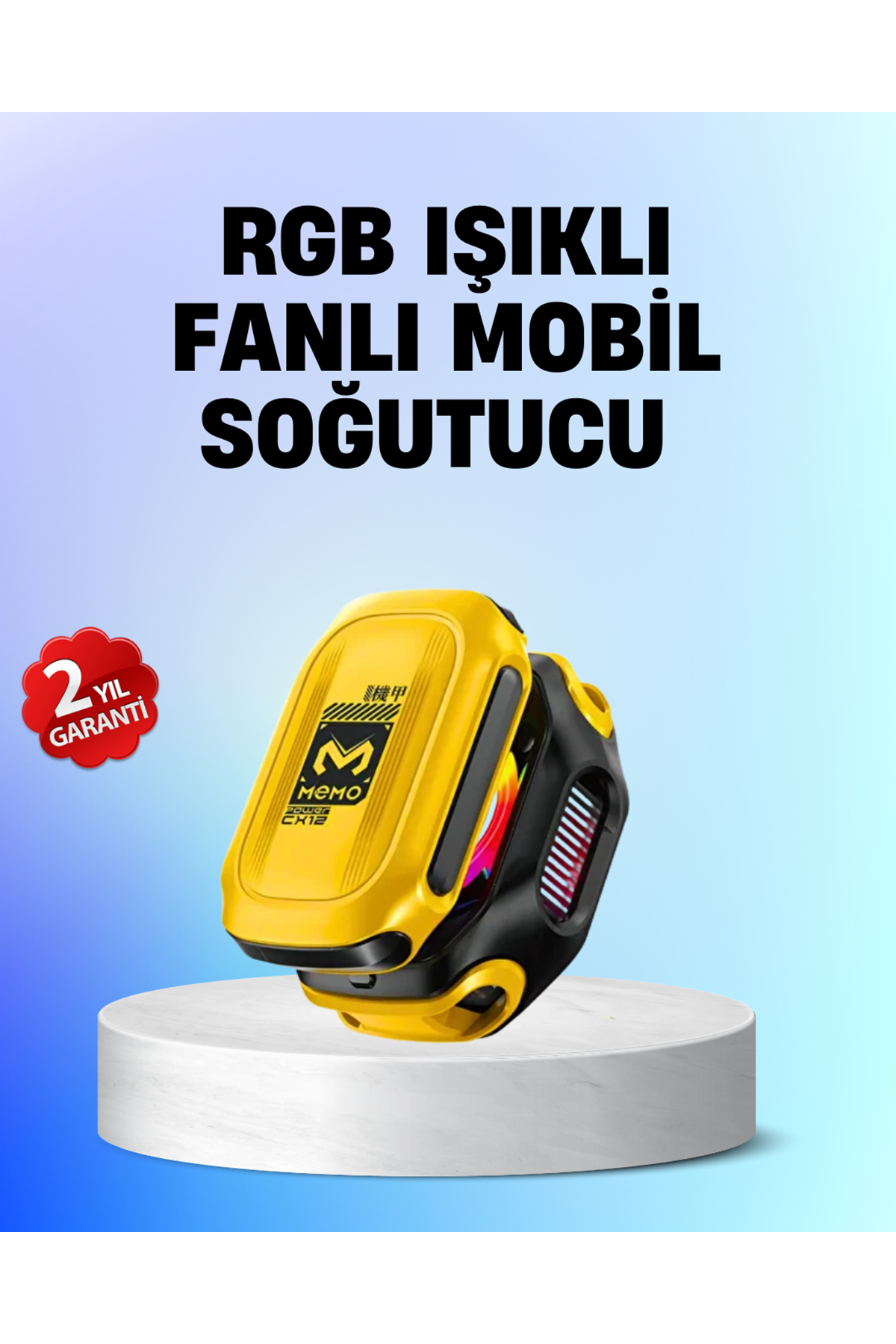 Yarı İletken Çipli RGB Işıklı Telefon Soğutucu