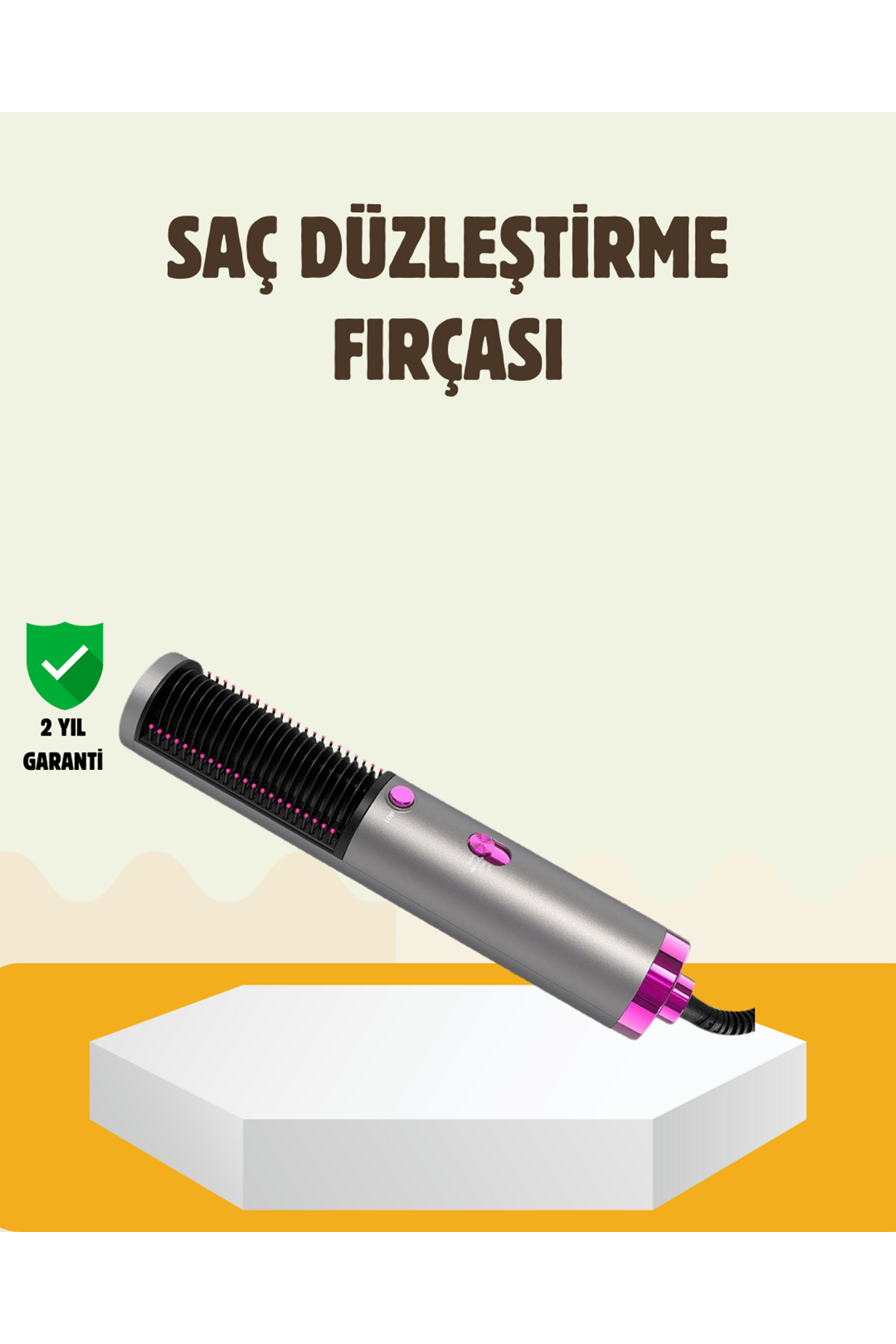 Ergonomik Tasarımlı Hafif ve Taşınabilir Sıcak Hava Fırçası