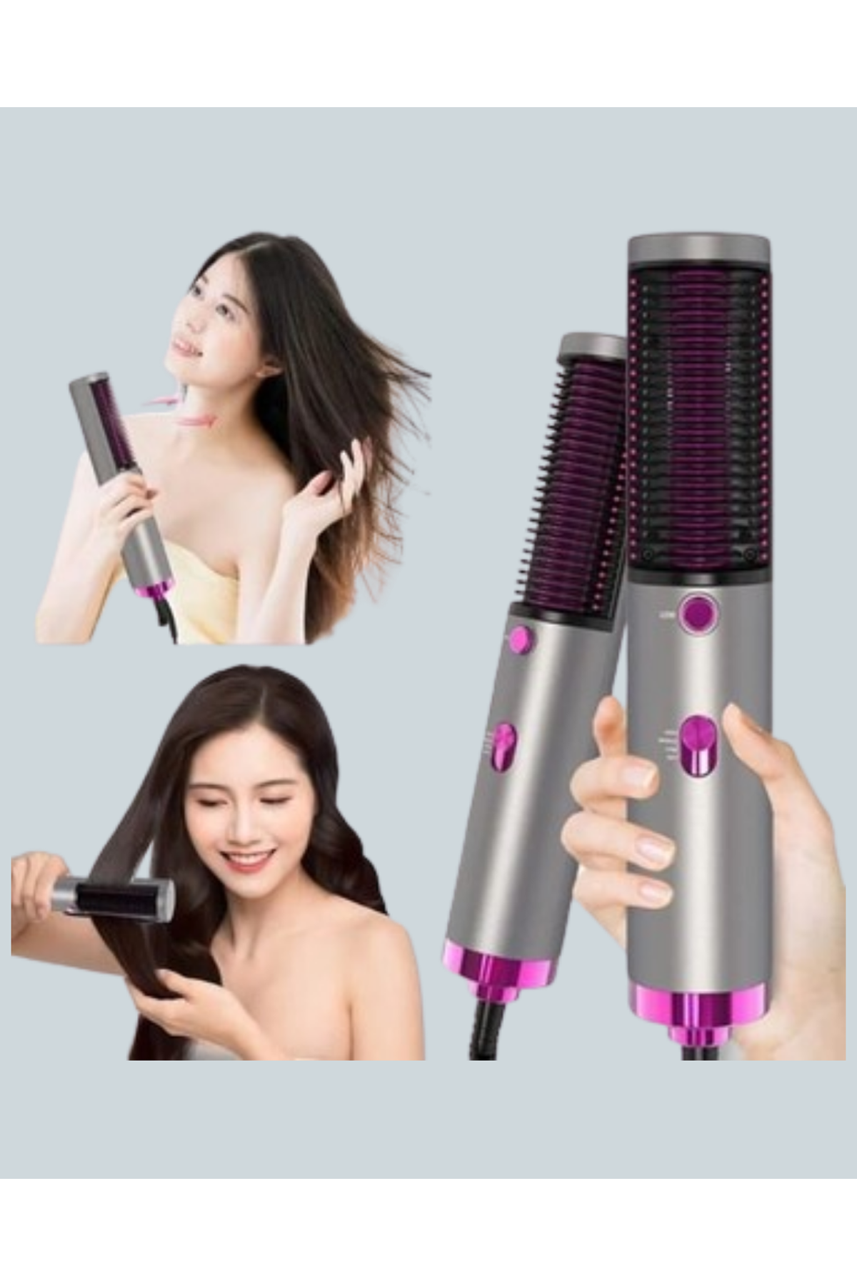 Elektriklenme Önleyici İyonik Saç Şekillendirme Fırçası