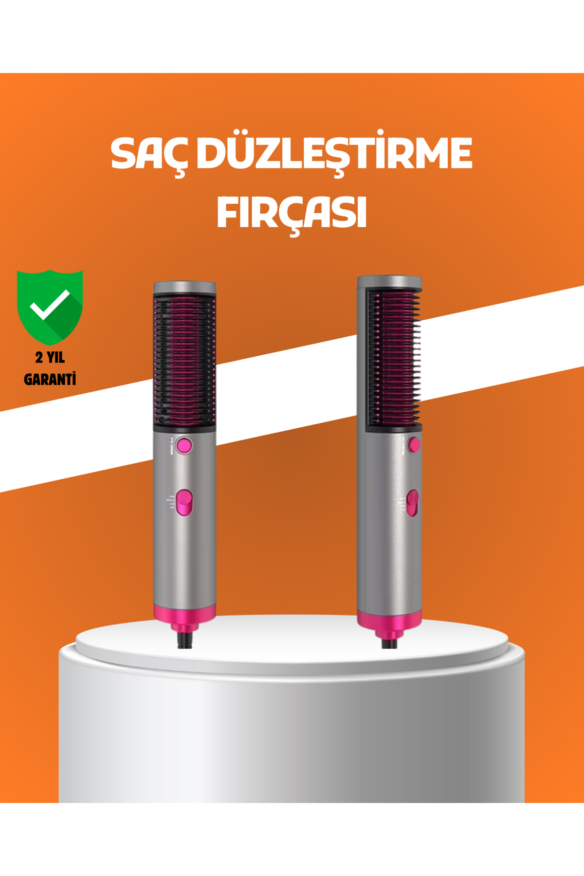 Saç Düzleştirme ve Hacimlendirme Fonksiyonlu Fırça