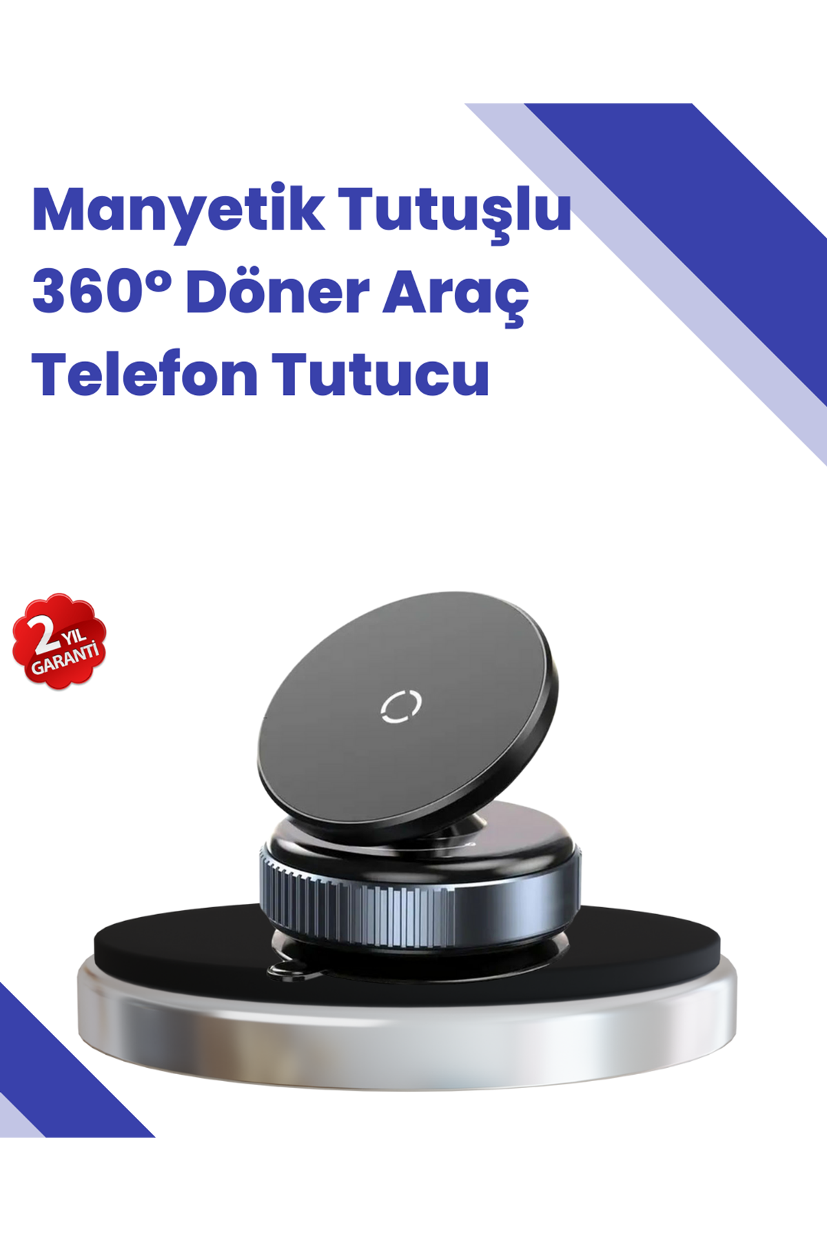 Araç İçi Telefon Tutucu Güçlü Manyetik Vakumlu Model