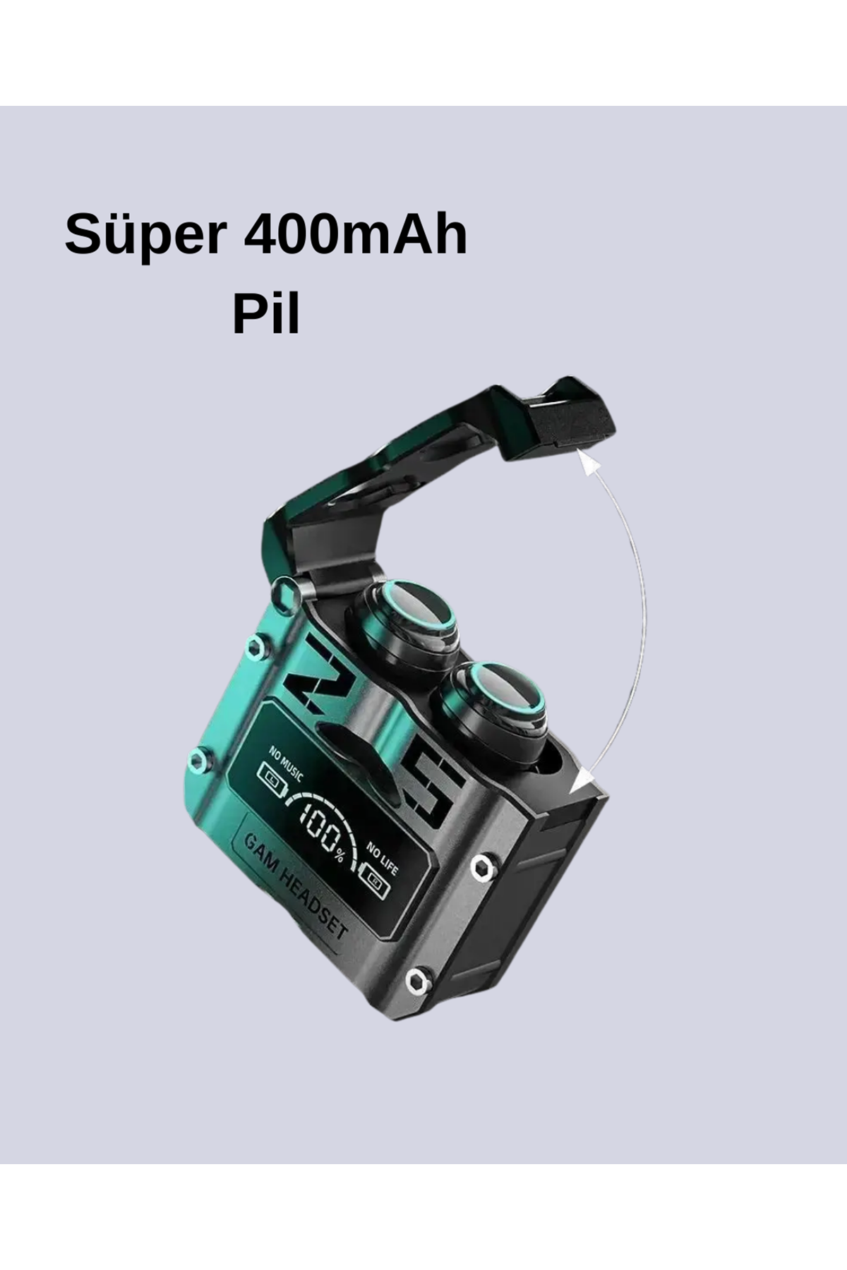 Su Geçirmez Bluetooth Kulak İçi Kablosuz Kulaklık 400mAh Pil