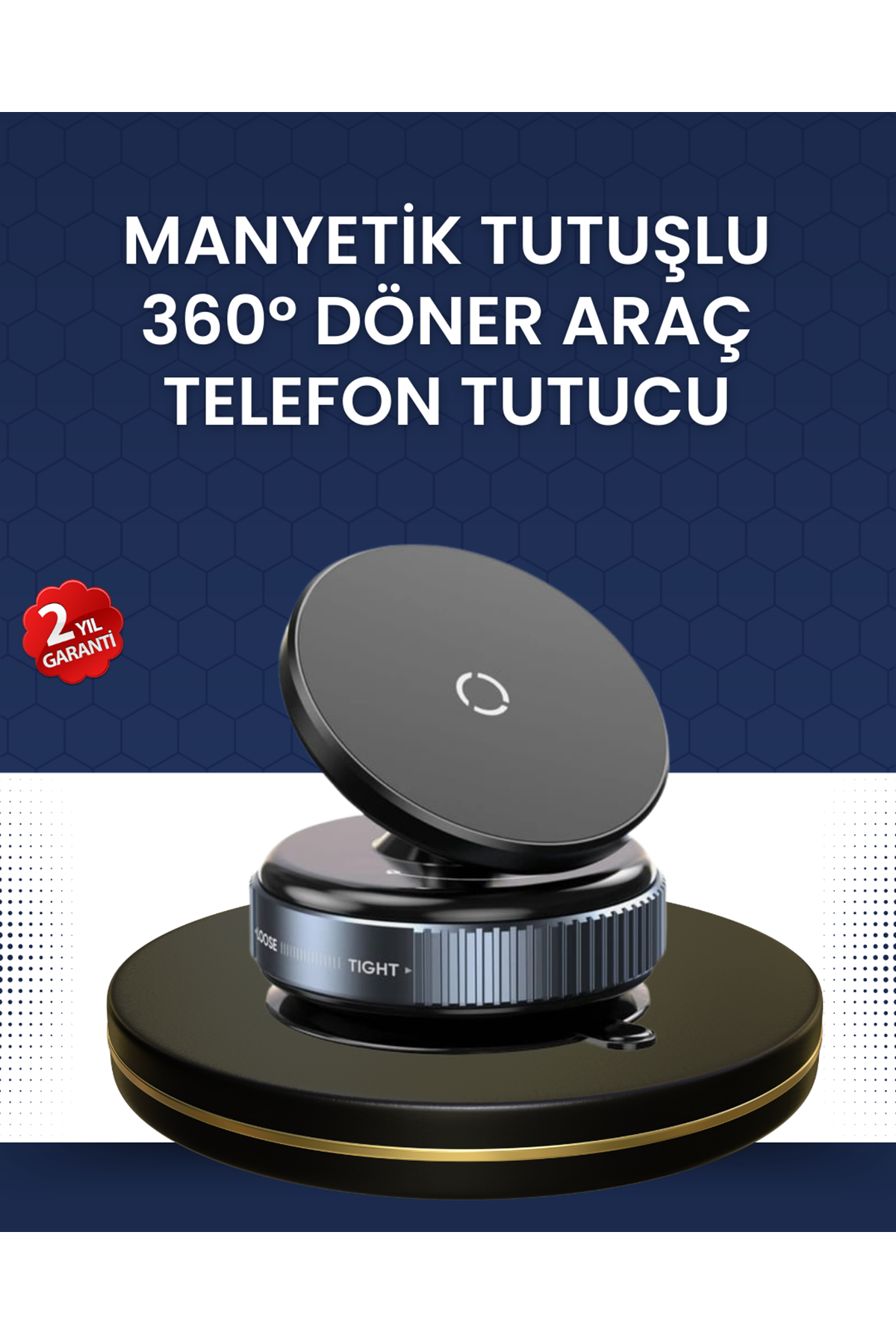 16 Mıknatıslı Araç Telefon Tutucu Kaymaz ve Güvenli