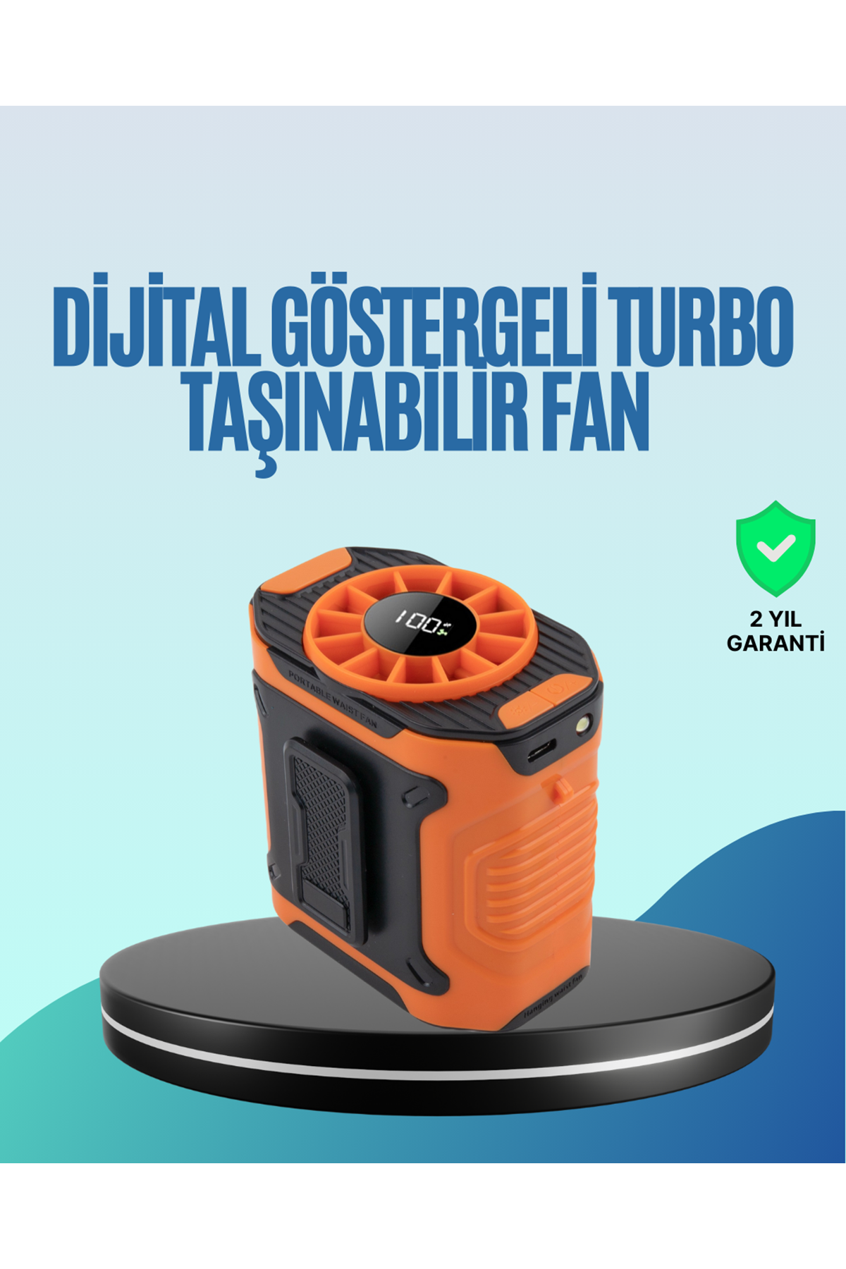 Taşınabilir Çok Fonksiyonlu Soğutma Fanı