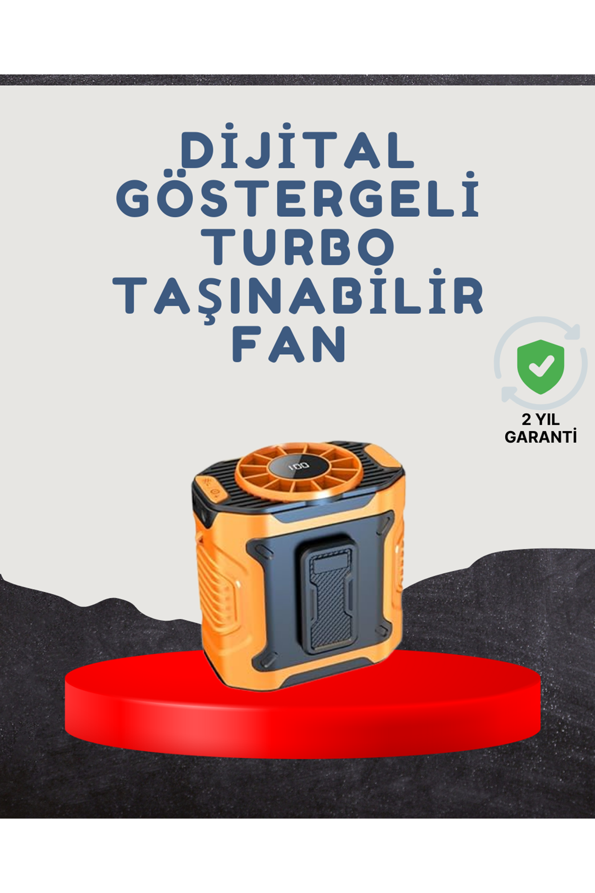 Yüksek Kapasiteli Turbo Taşınabilir Fan