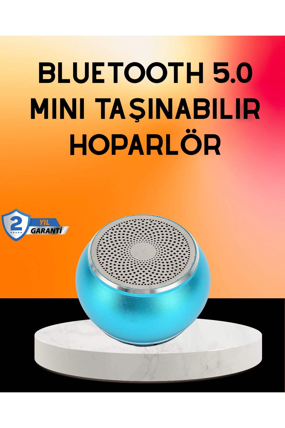 Taşınabilir Bluetooth Hoparlör | Dış Mekân ve Seyahat İçin İdeal