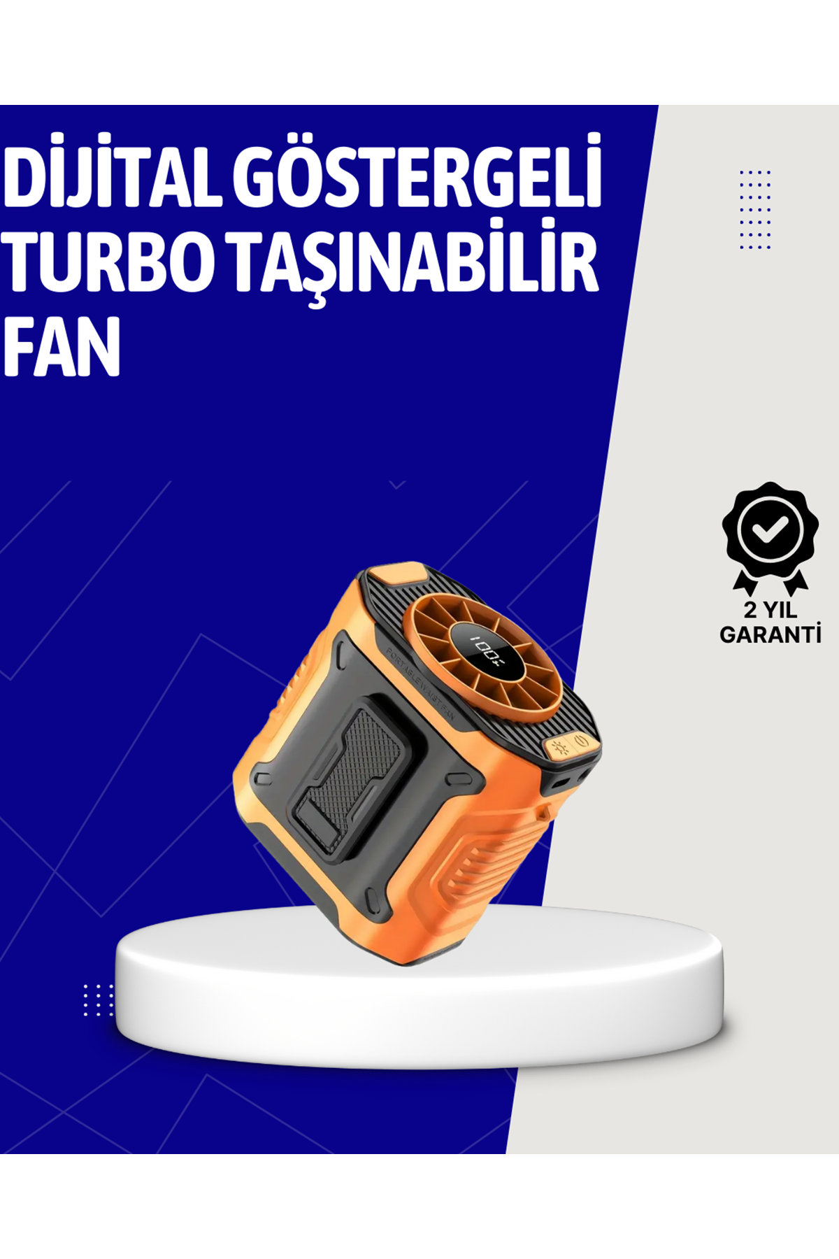 5000mAh Şarjlı Soğutma Fanı Taşınabilir