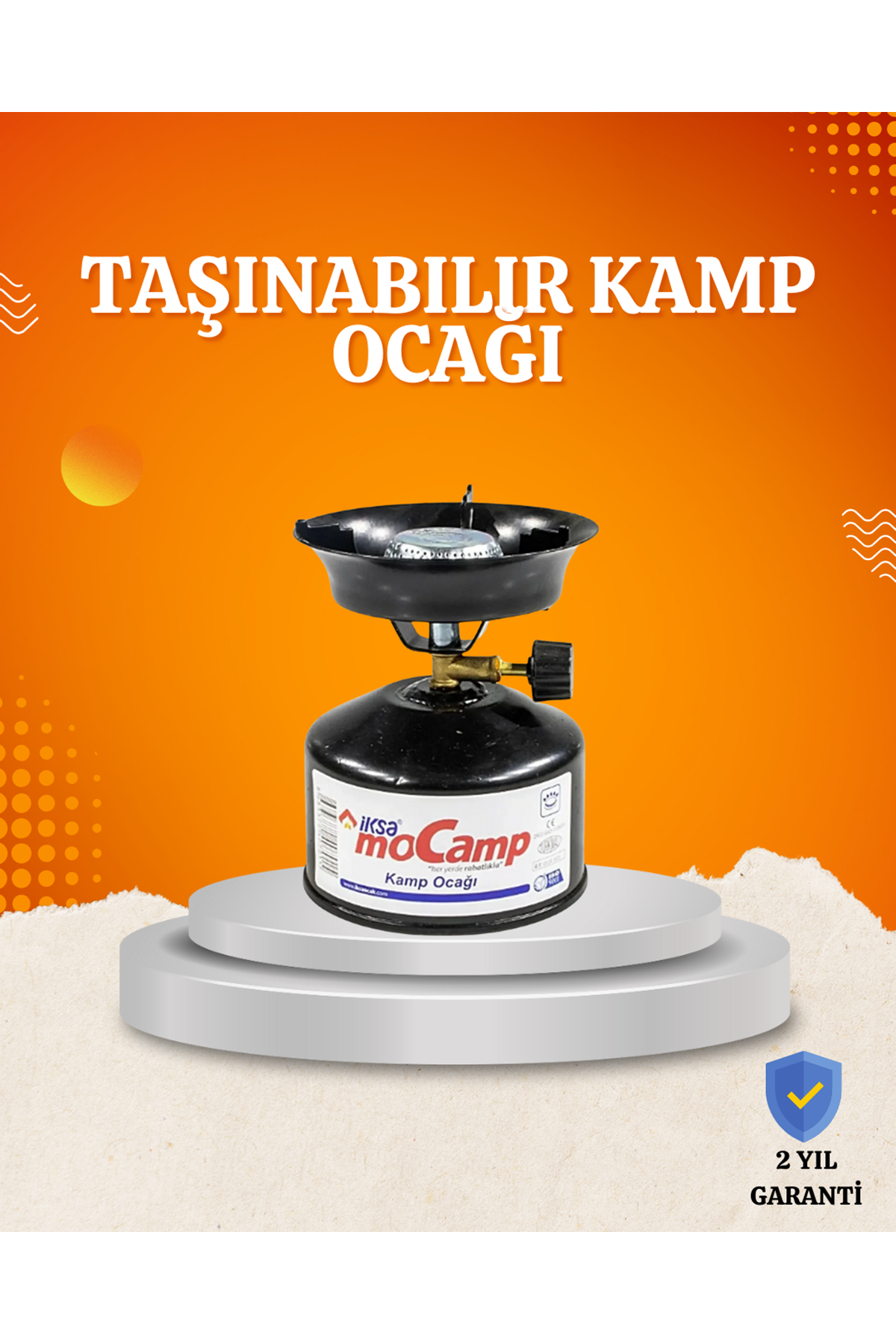 Outdoor Kamp Ocağı Seti Çakmak Gazlı Taşınabilir