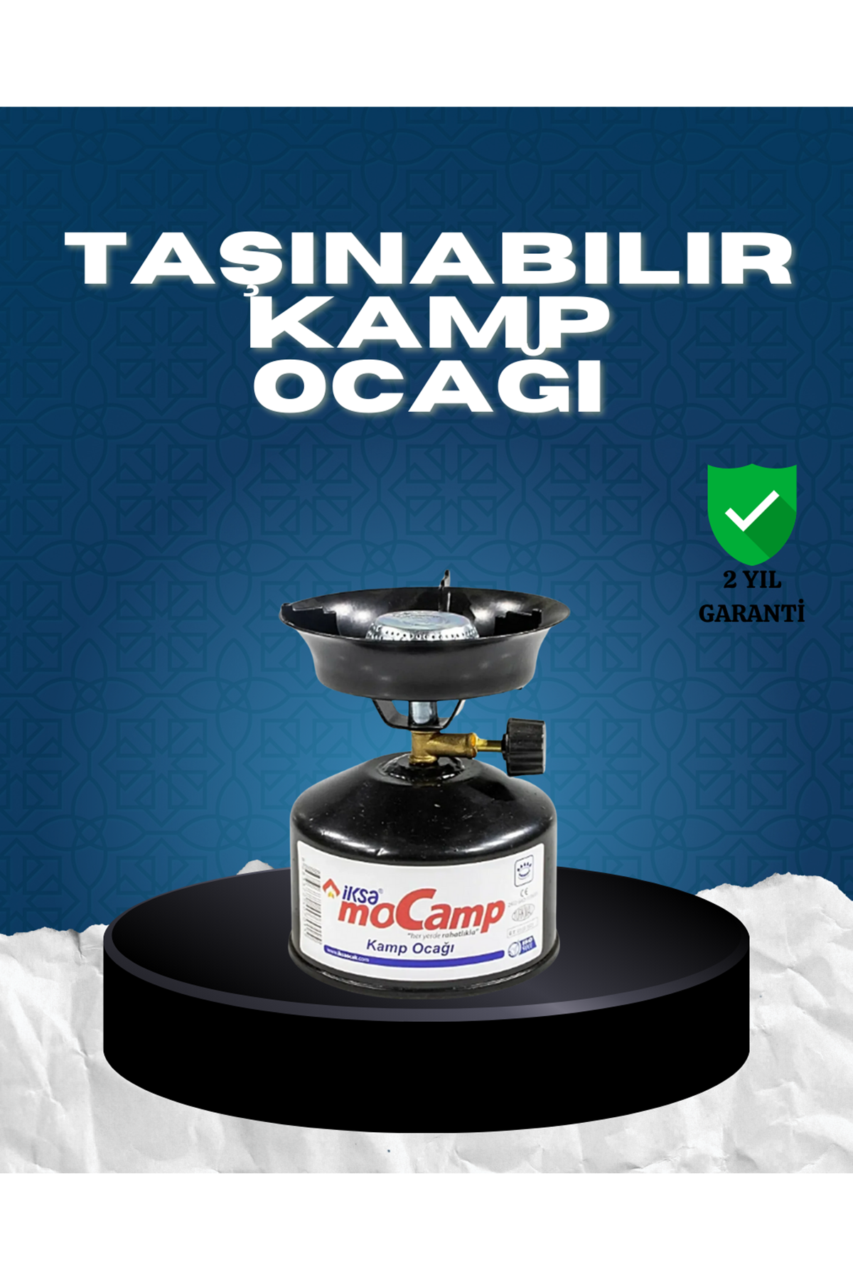 Kamp Ocağı Seti Taşınabilir Tüp ve Denge Aparatlı