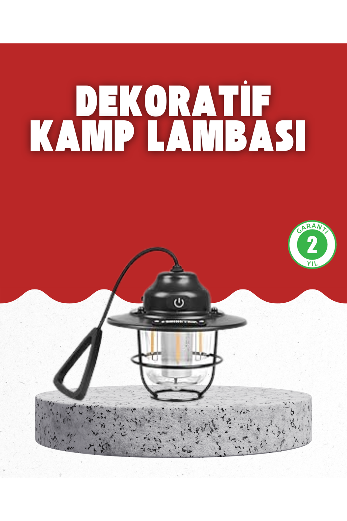 Açık Hava Etkinlikleri İçin Çam Kozalağı Gece Işığı