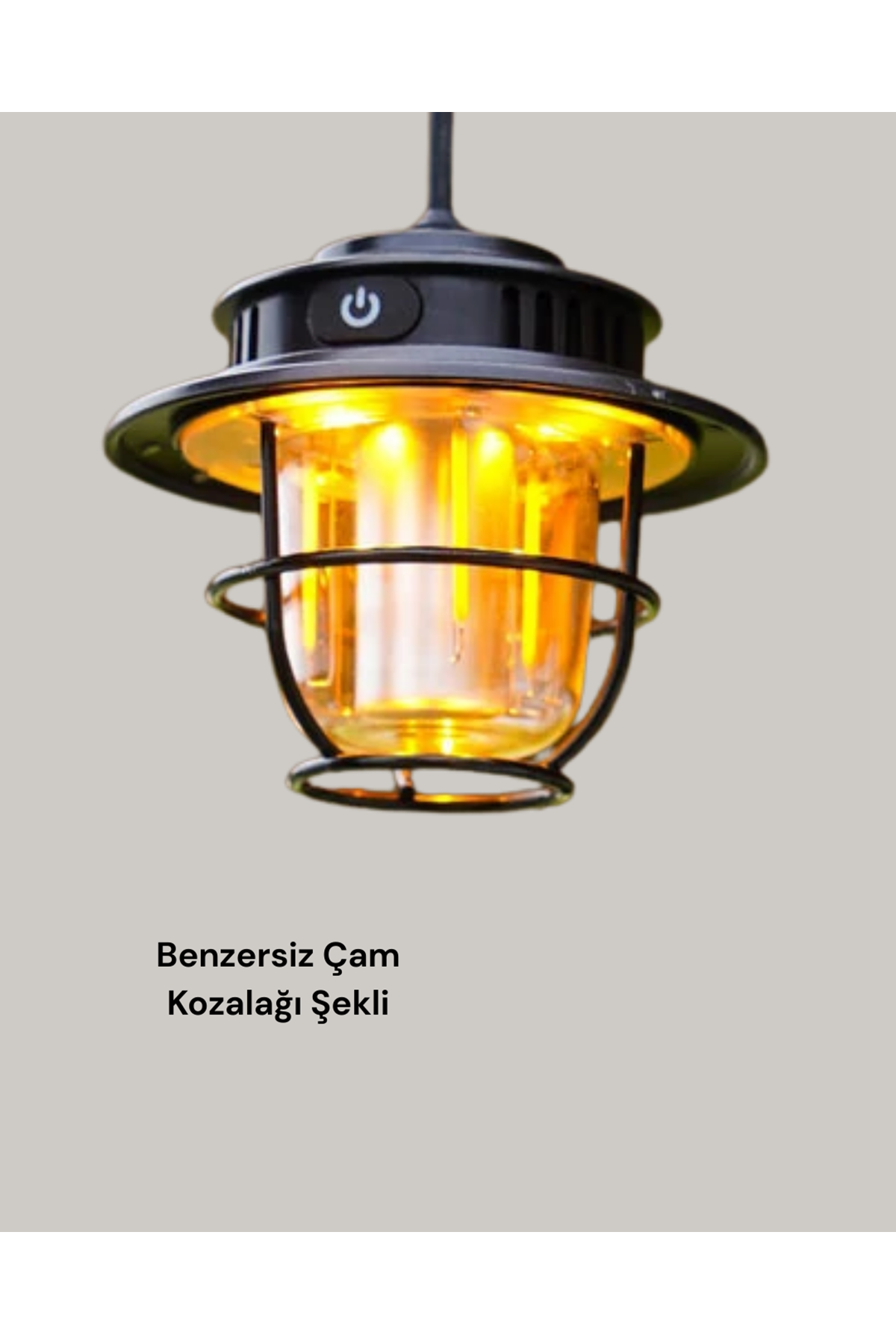 Açık Hava Etkinlikleri İçin Çam Kozalağı Gece Işığı
