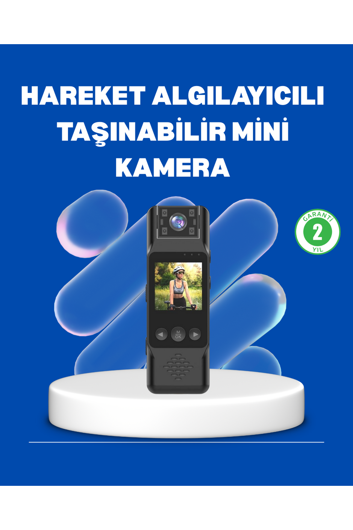 Mini Kamera 1080P Full HD Döner Lens Taşınabilir