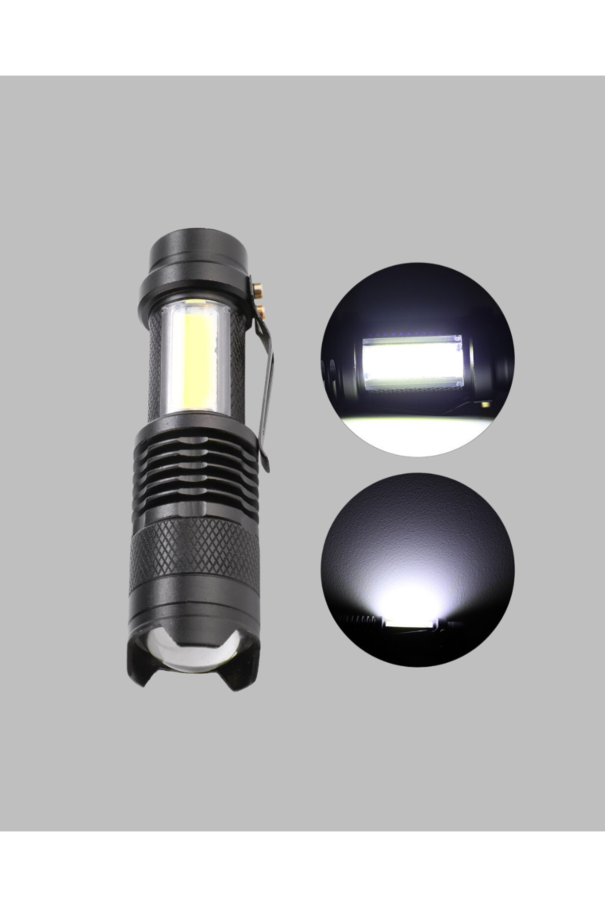 Suya Dayanıklı 4 Modlu Mini LED El Feneri