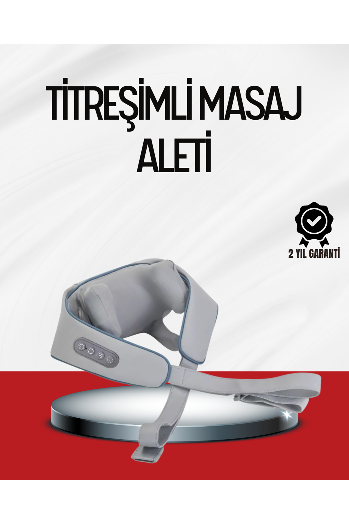 Çok Fonksiyonlu Kablosuz Masaj Aleti | 2 Modlu Isıtmalı