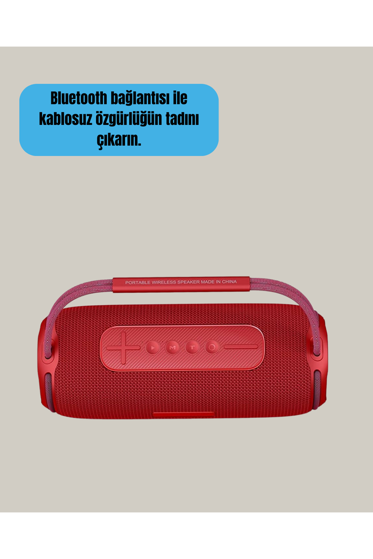 20W Güçlü Ses Çift Sürücülü RGB LED Işıklı Bluetooth 5.3 Hoparlör