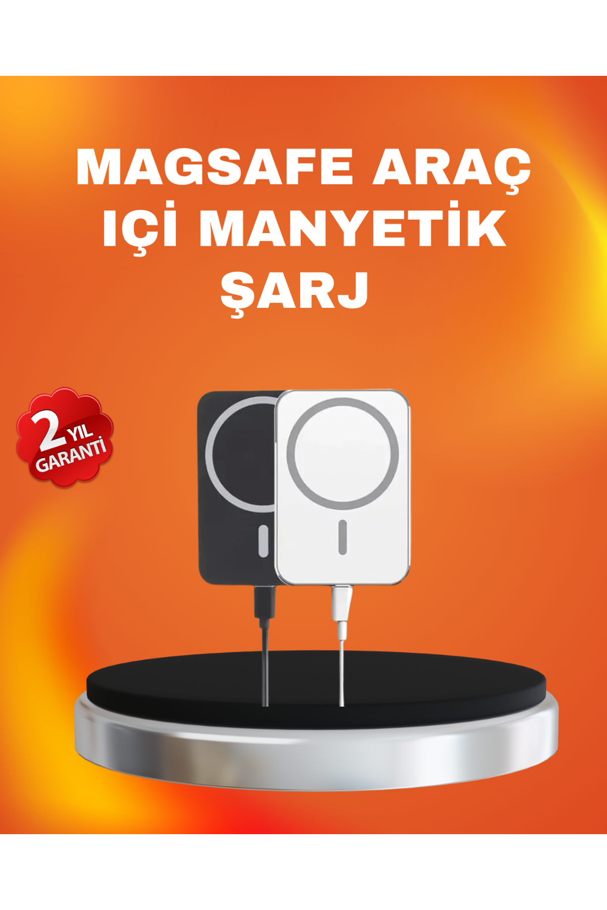 Akıllı Koruma Sistemli MagSafe Araç Tutucu iPhone 12/13/14 Uyumlu