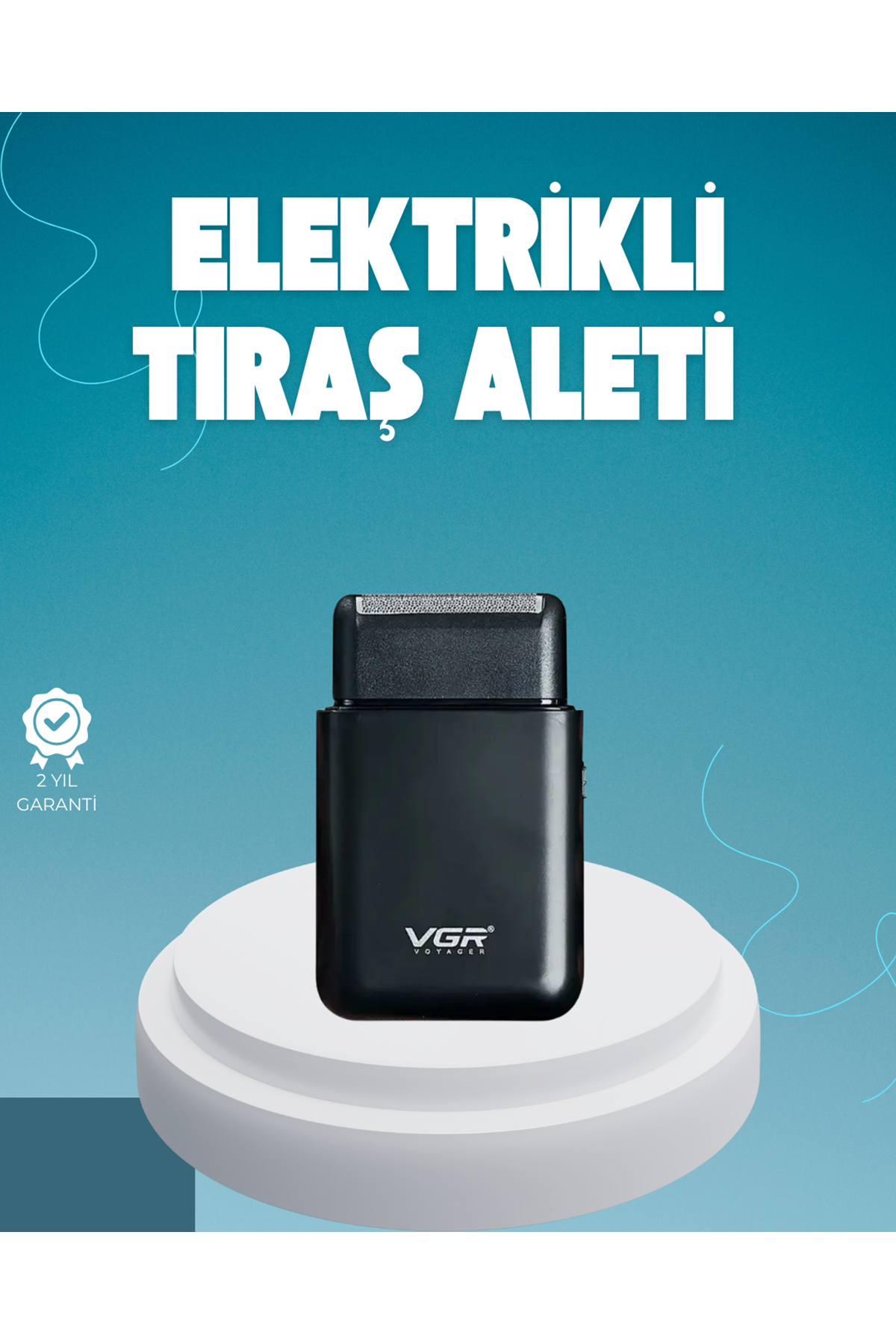 Taşınabilir Mini Elektrikli Tıraş Makinesi | Sessiz ve Güçlü Motor