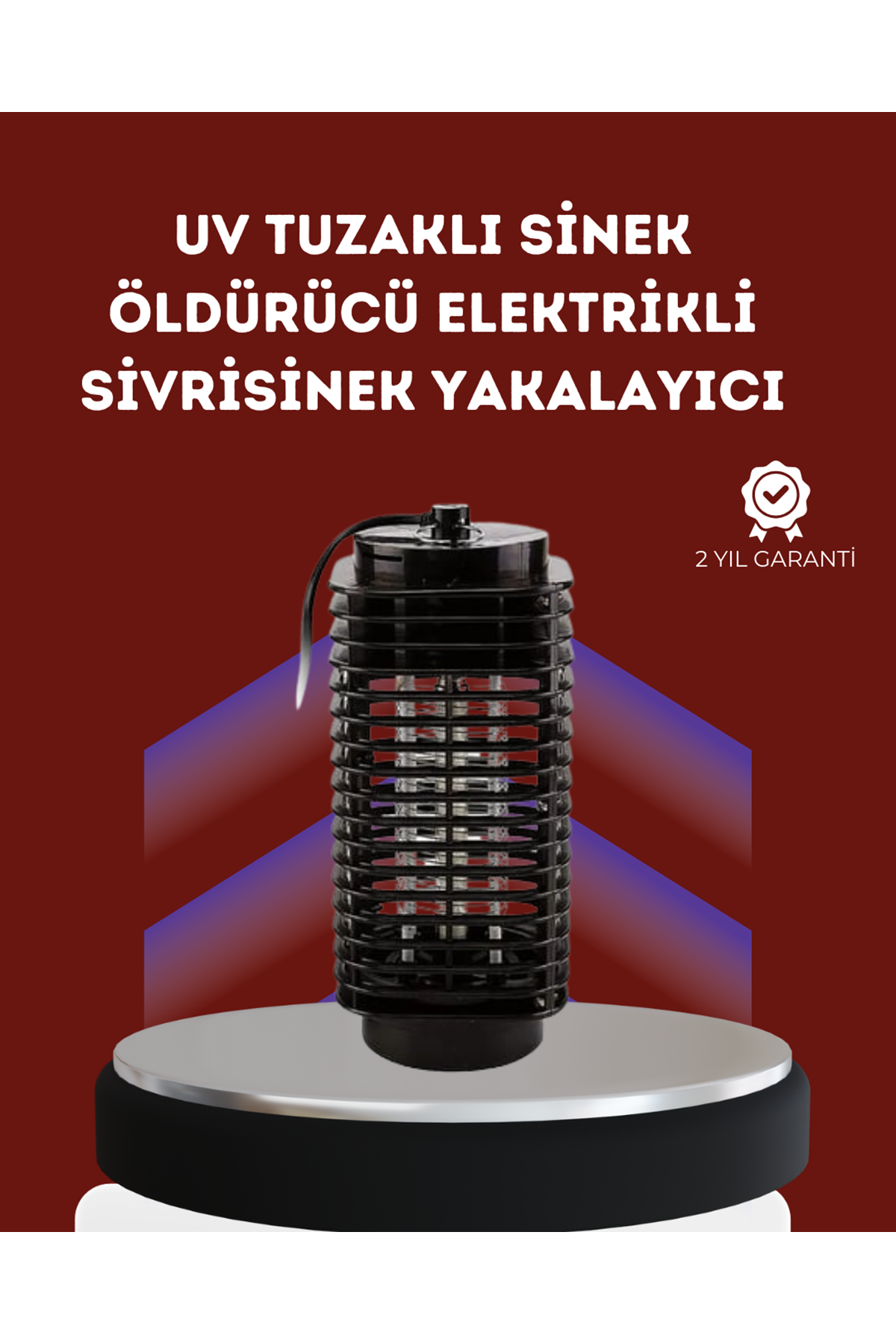 Uzun Ömürlü Elektrikli Sivrisinek Katili – Sessiz Çalışma, Güçlü Performans