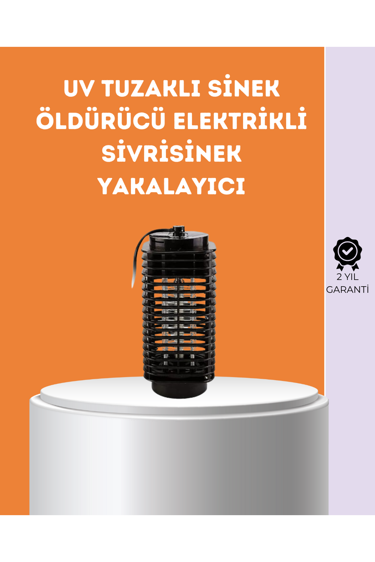 Kimyasal İçermeyen UV Işıklı Böcek ve Sivrisinek Kapanı – Güvenli Kullanım