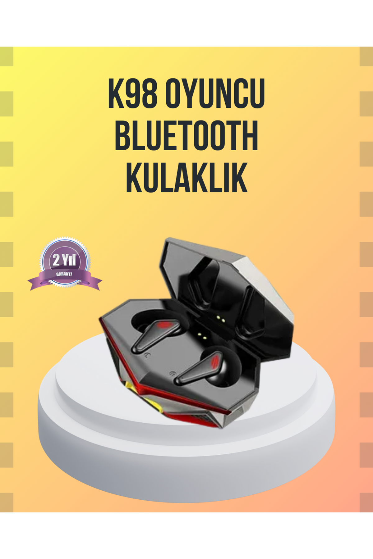 Kablosuz Bluetooth Gaming Kulaklık Suya Dayanıklı
