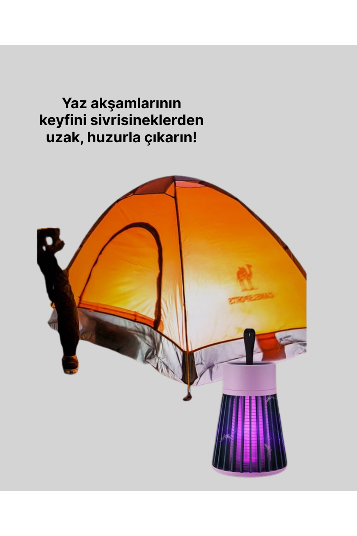 Sessiz ve Güvenli Sivrisinek Kovucu Lamba