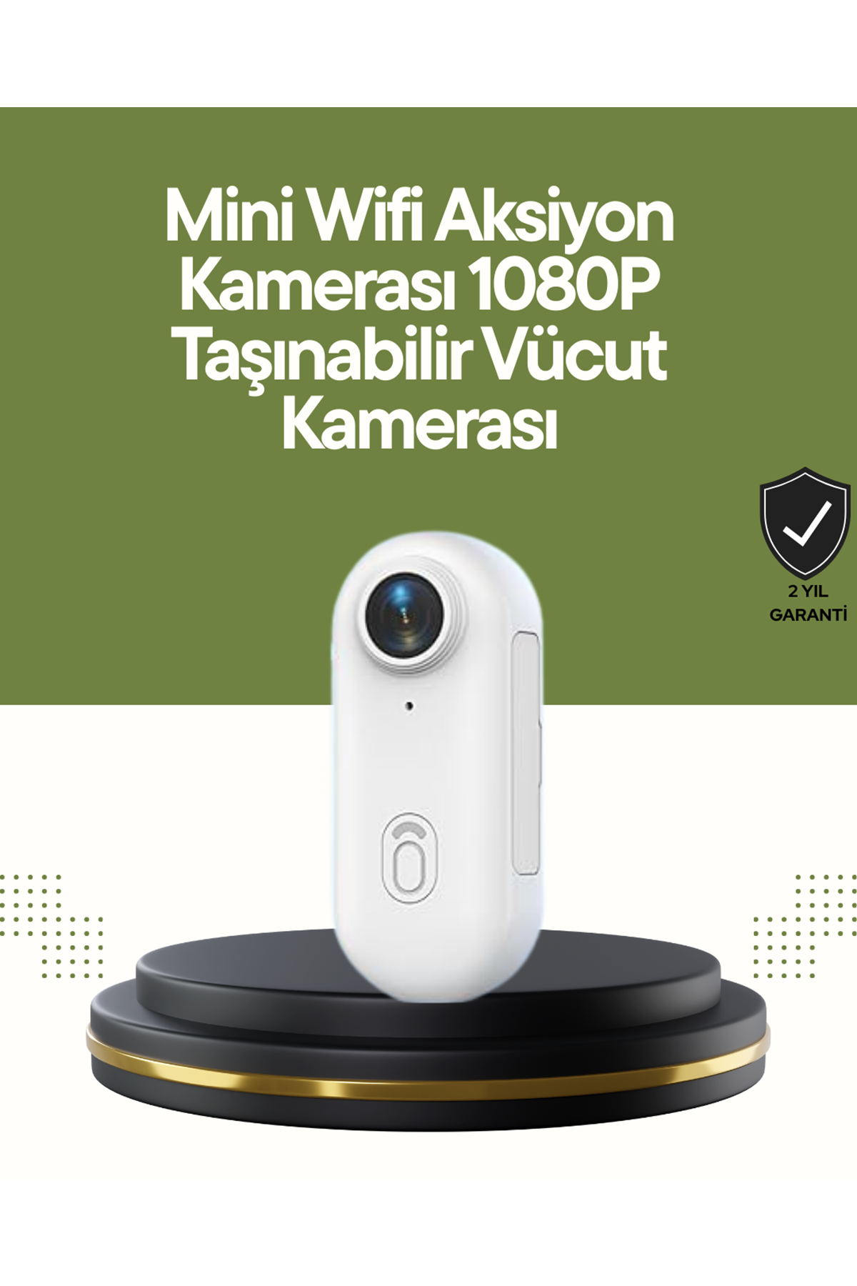 Şarj Edilebilir Uzun Ömürlü Mini Spor Kamera Full HD