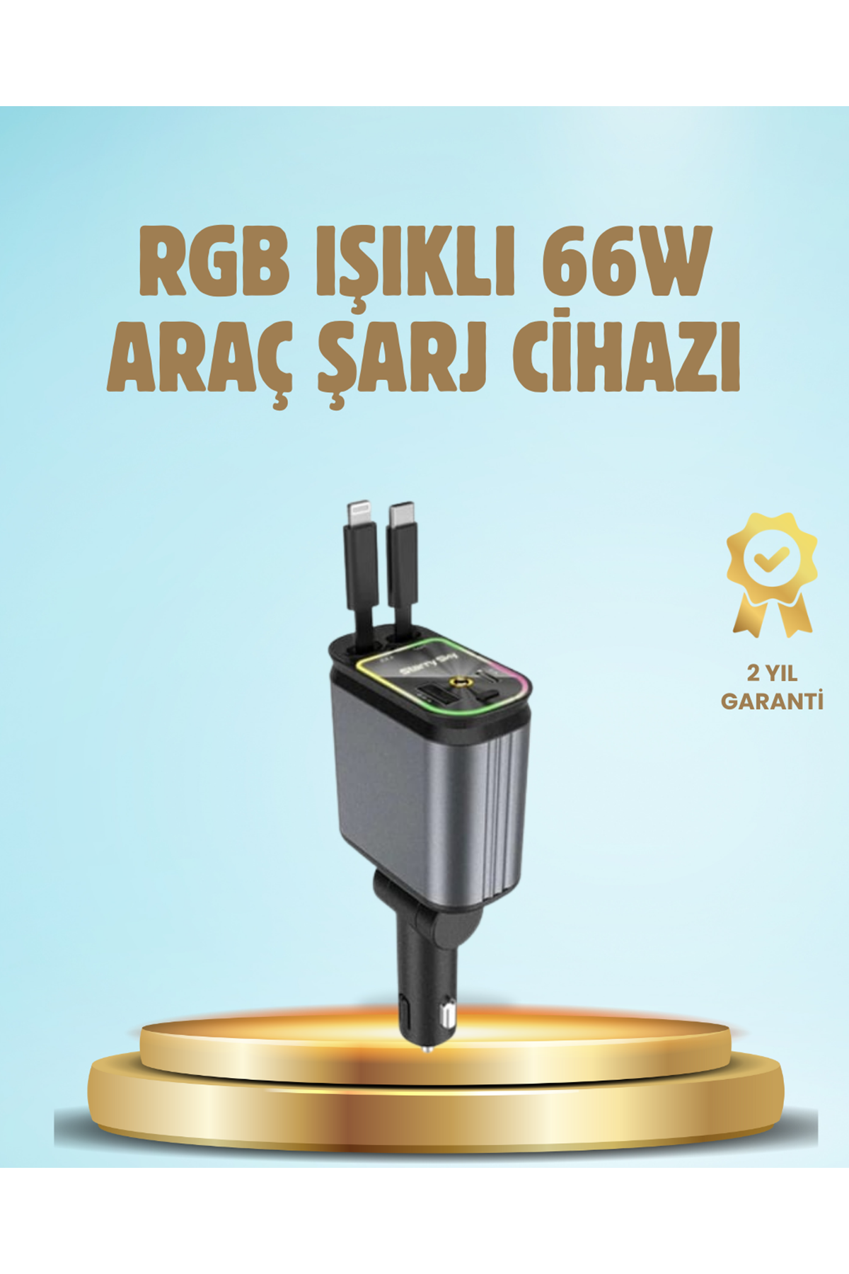 Toyota, Honda, Nissan, Hyundai Araçlar için Çoklu Port Araç Şarj Cihazı