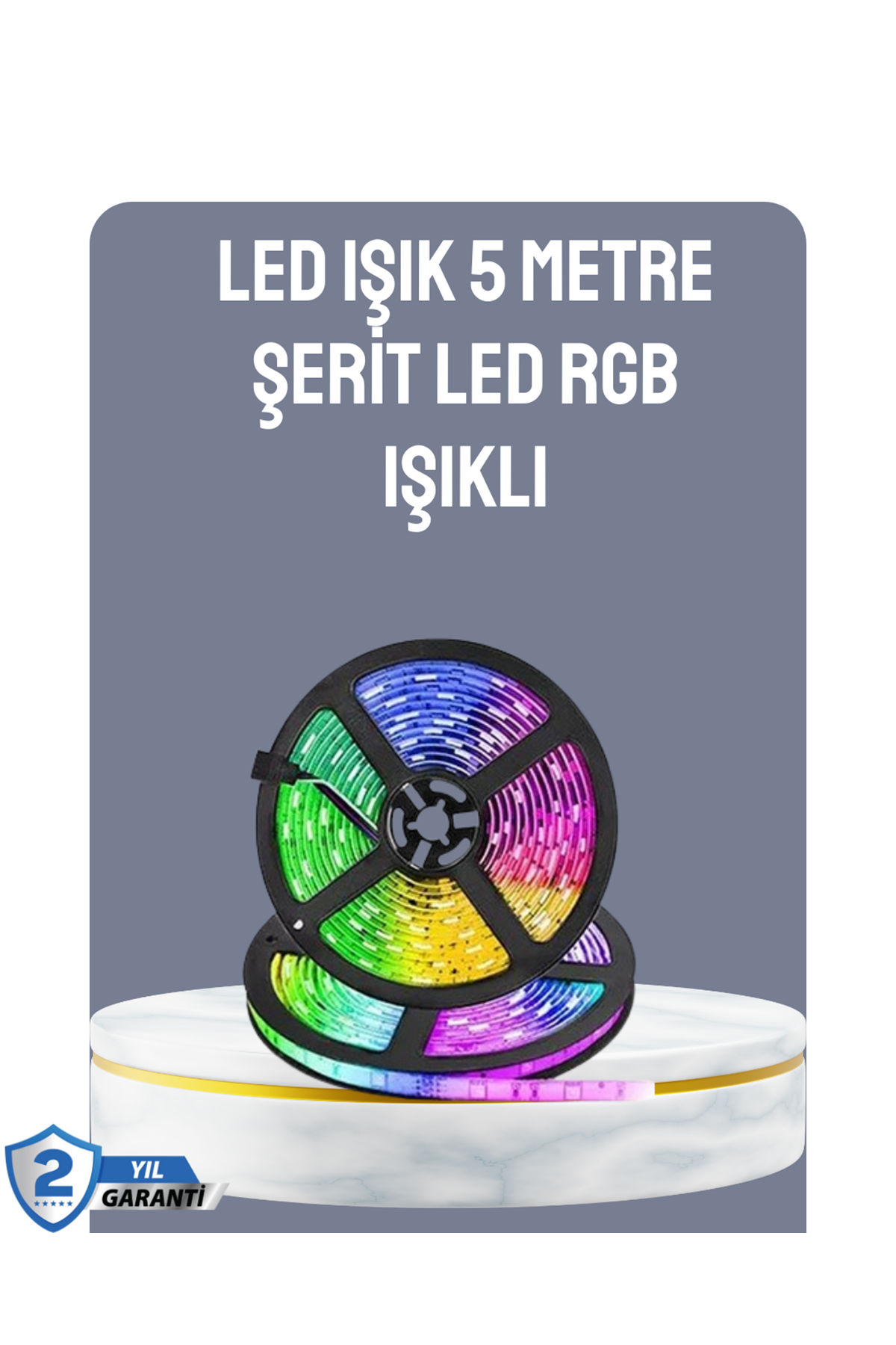 Kumandalı 5 Metre Şerit LED Dekoratif Aydınlatma