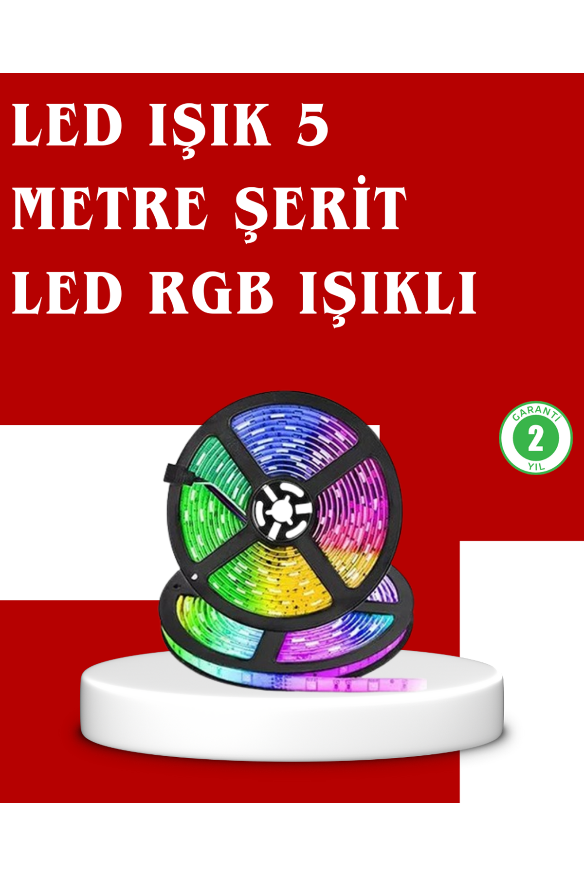 5 Metre Kumandalı RGB Şerit LED Aydınlatma