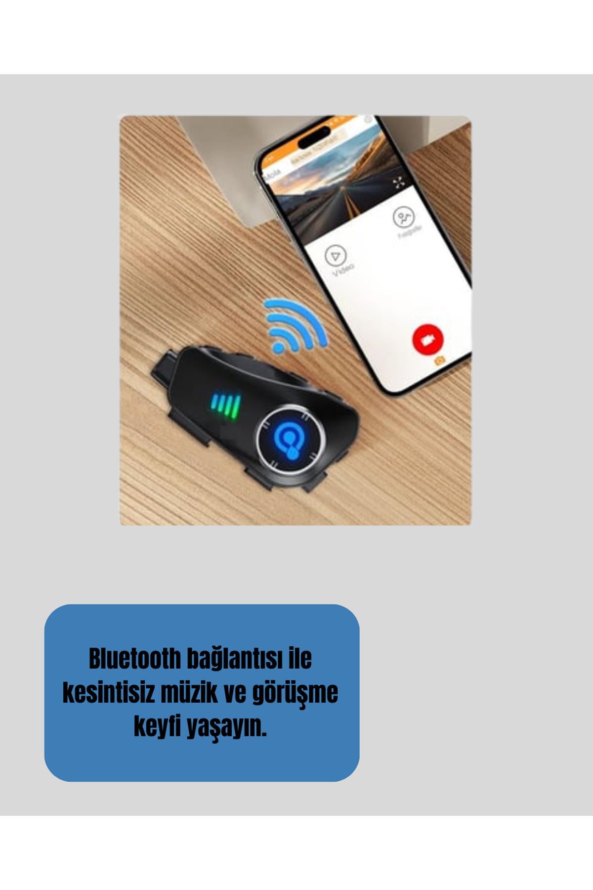 Q28 Bluetooth Kask Kulaklık 1080P Kamera – Su Geçirmez Motosiklet Interkom