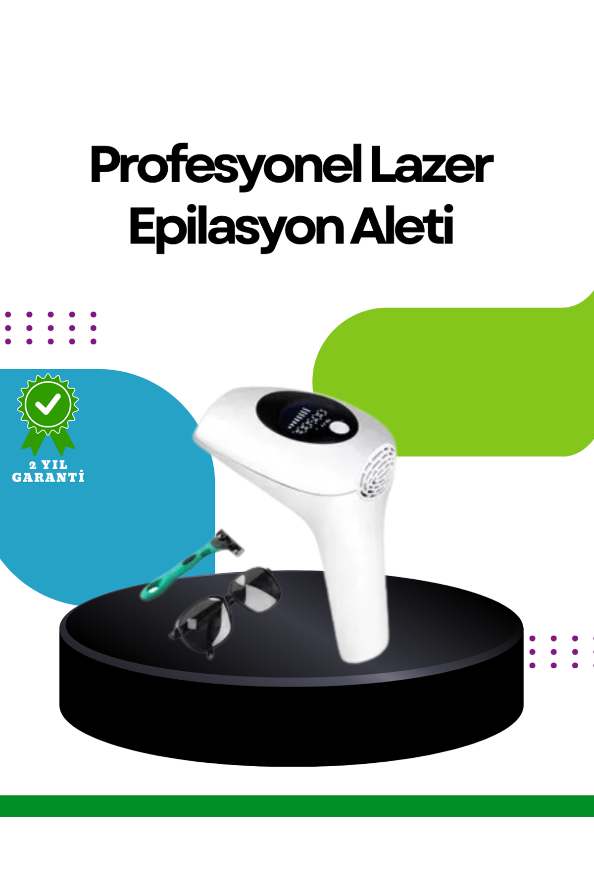 Hasuba IPL Lazer Epilasyon Cihazı HS-262 Kadın ve Erkek İçin