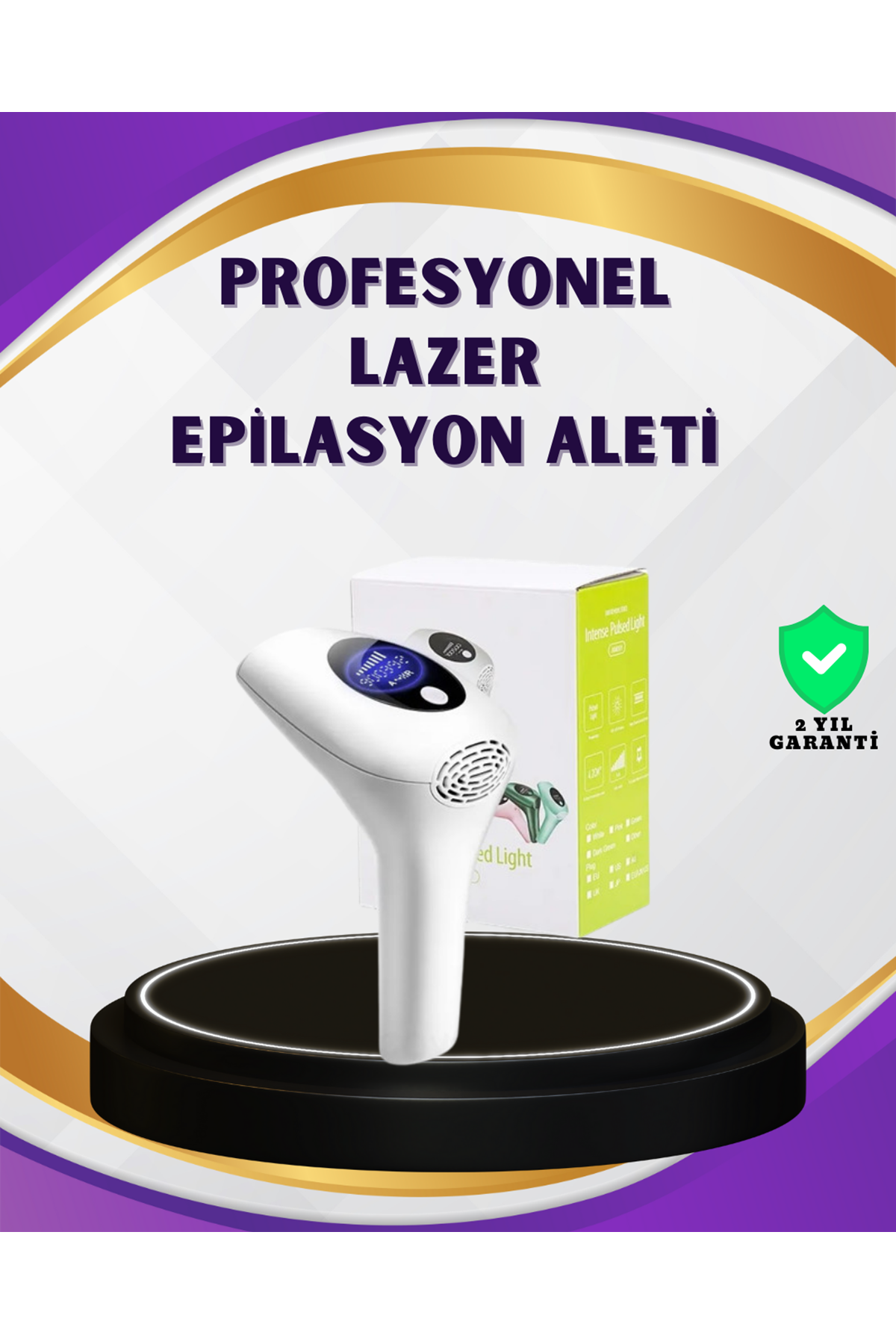 Hasuba HS-262 IPL Epilasyon Cihazı LCD Ekranlı 1M Flaş