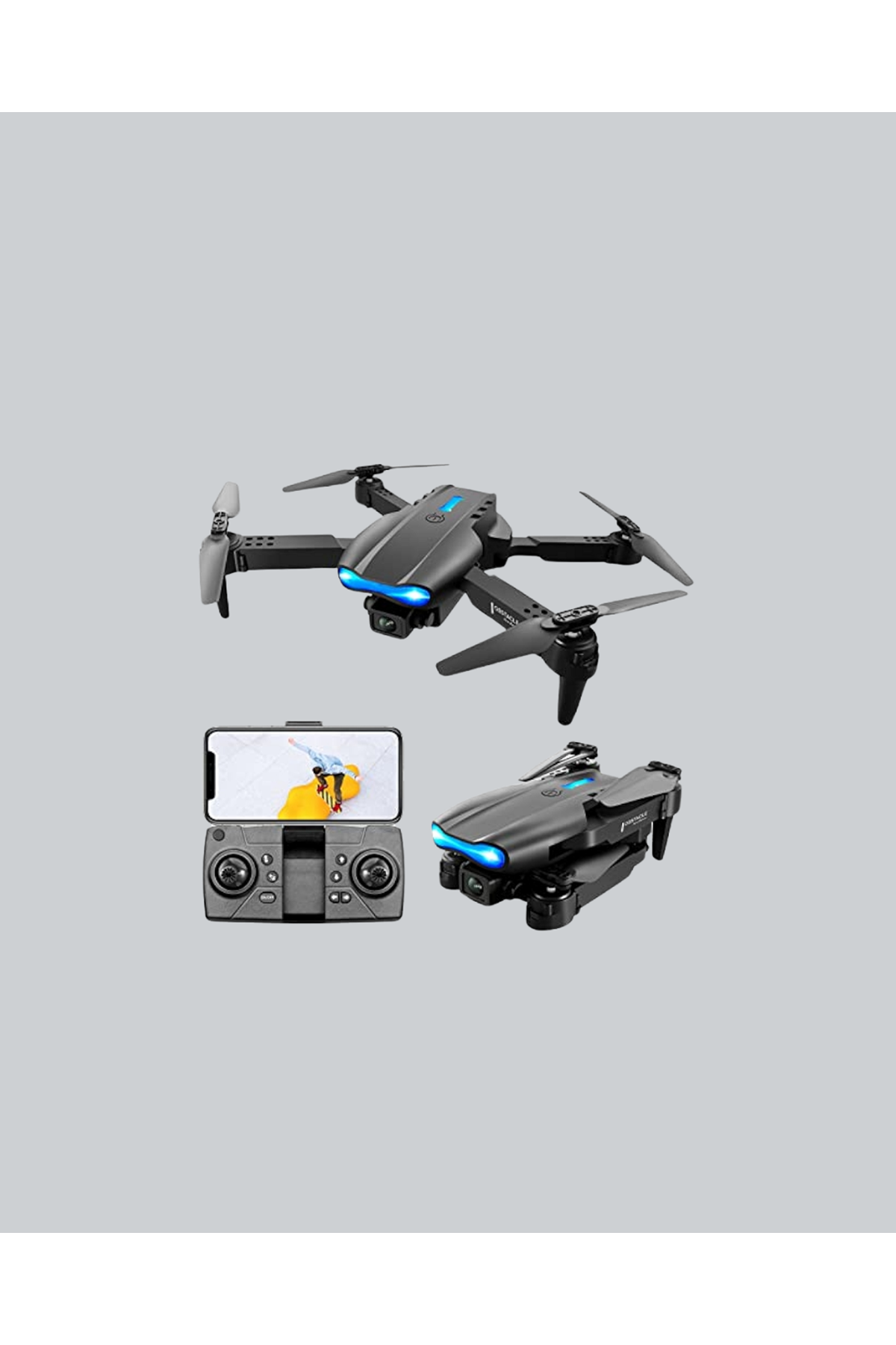 Uzaktan Kumandalı Katlanabilir Drone Yörünge Uçuşu ve Eve Dönüş Özellikli