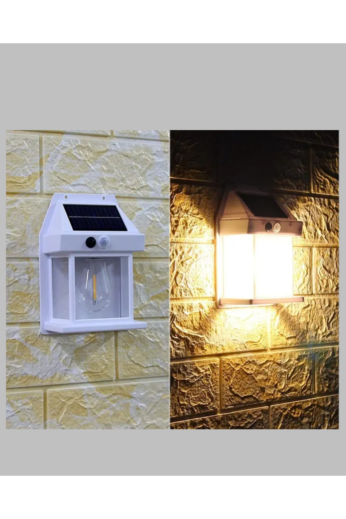 1800 mAh Pilli Solar Duvar Aydınlatma