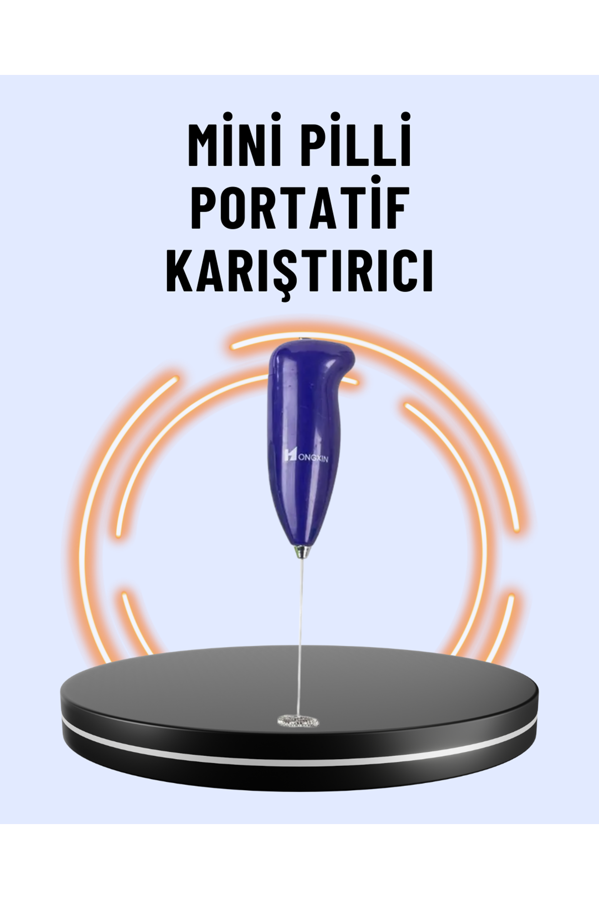 Portatif Kahve Köpürtücü – Latte, Cappuccino, Milkshake ve Puding Yapıcı
